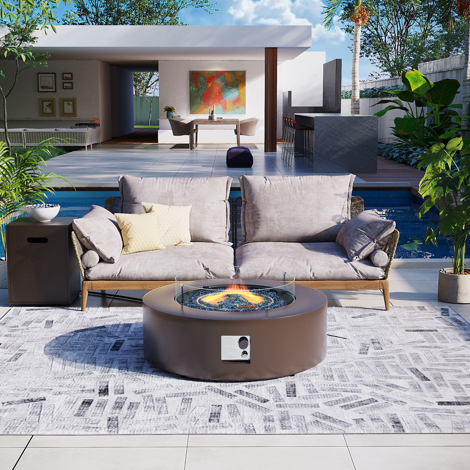Patio Watcher LS-42KD-DG-B Outdoor-Gas-Firepits - View #7