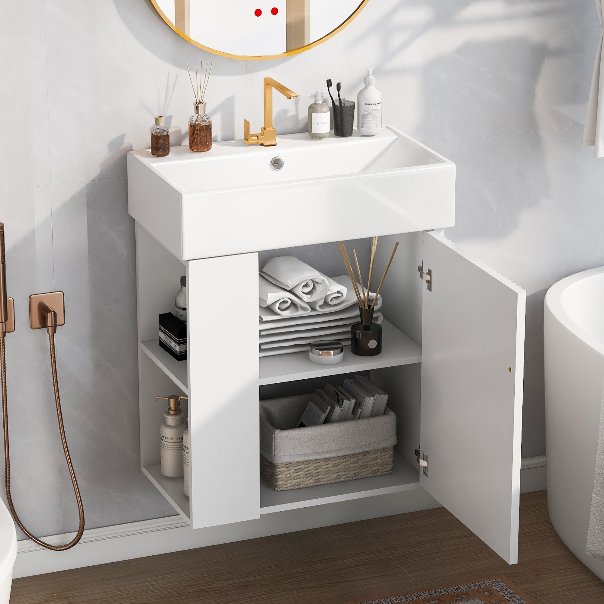 HyperDrop Cart B-4D5J3I4X2H3R Bath-Vanity-Combo - View #2