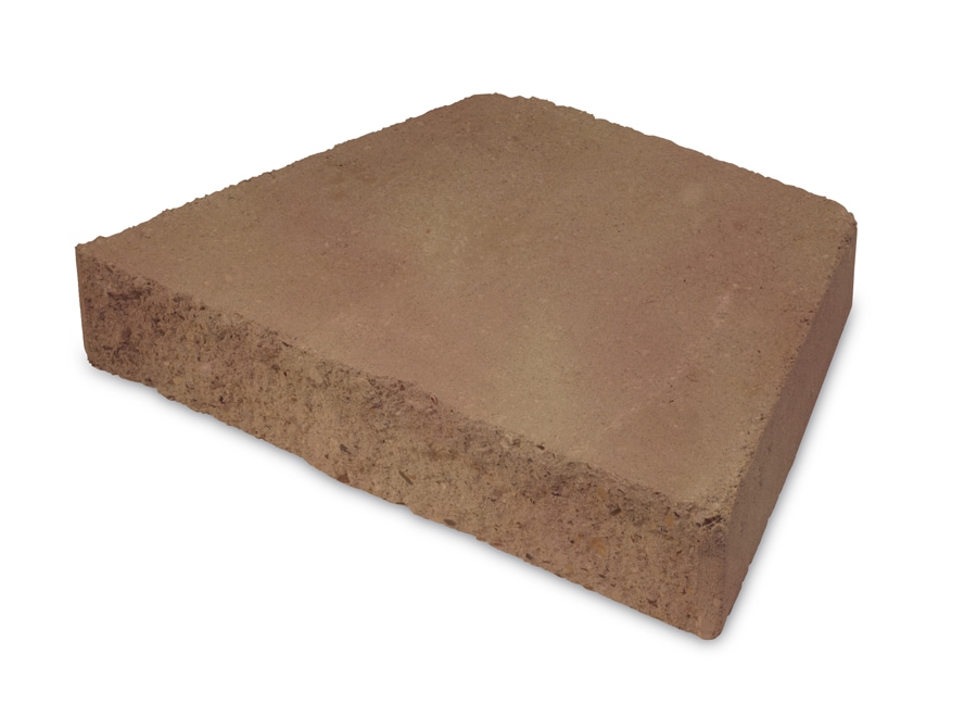 2.5-in H x 11.5-in L x 7-in D Tan/Charcoal Concrete Retaining Wall Cap in Brown | - Lowe's LR100.C.E3