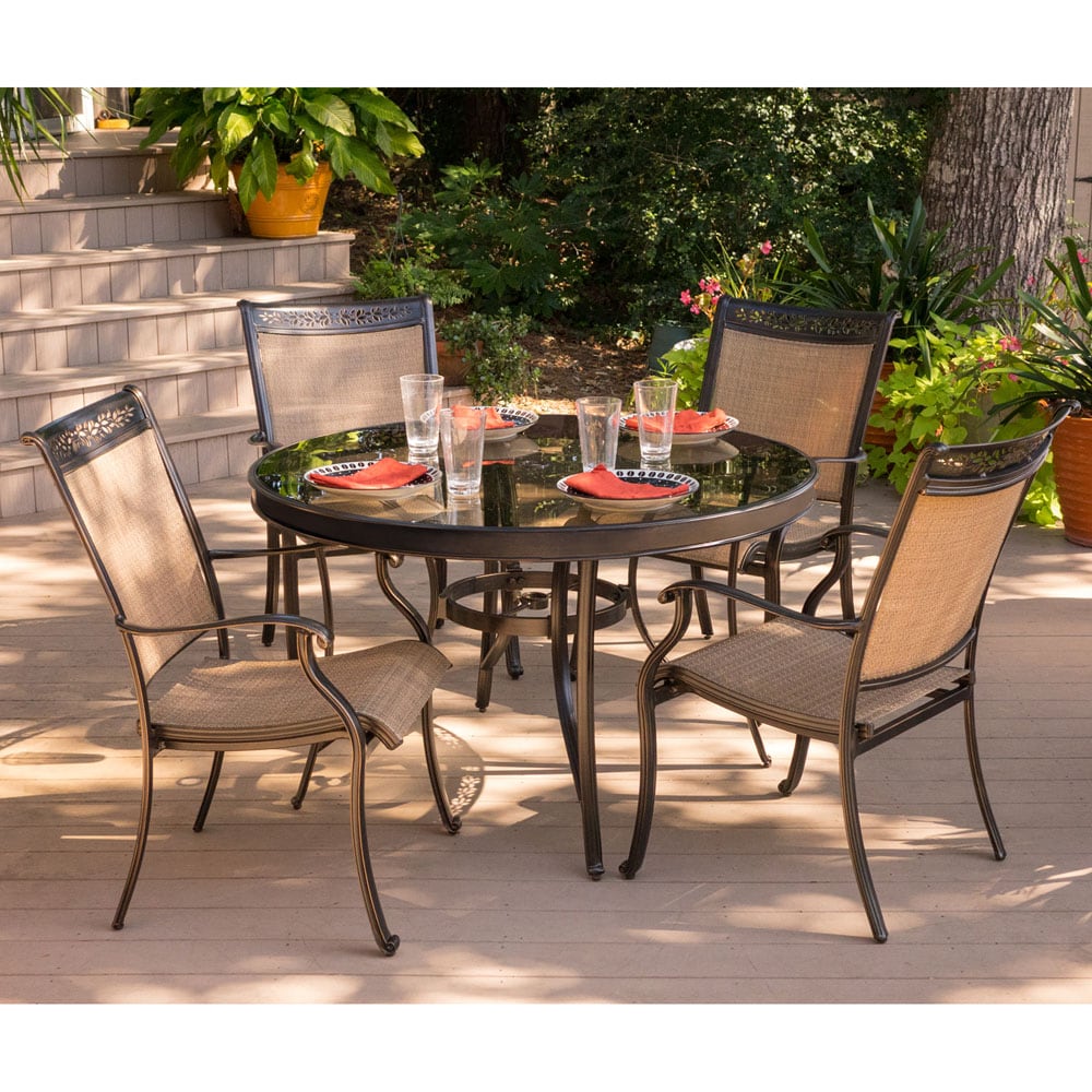 Hanover FNTDN5PCG Patio-Dining-Sets - View #7