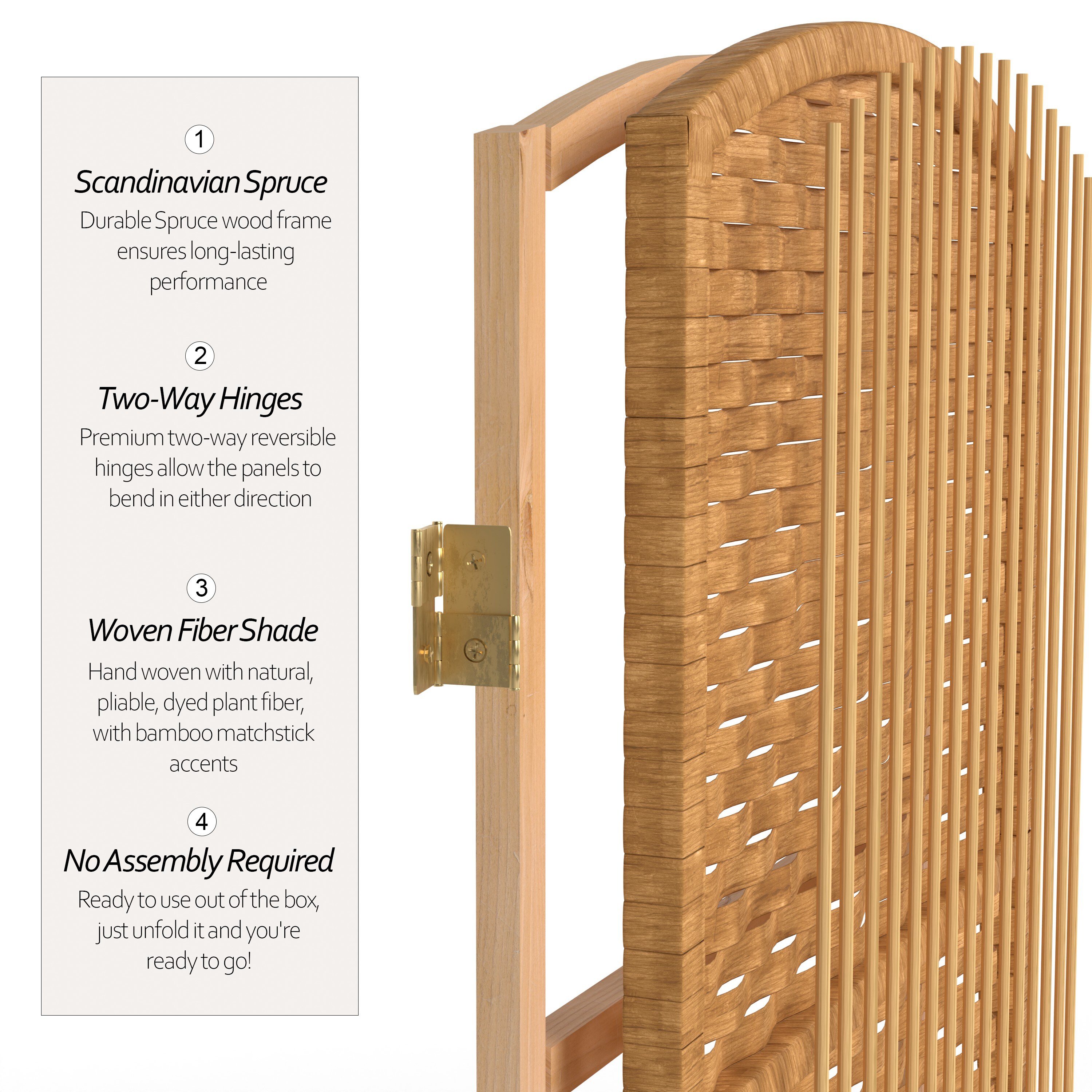 Red Lantern FB-OPDMND-6P-LBG Indoor-Privacy-Screens - View #5