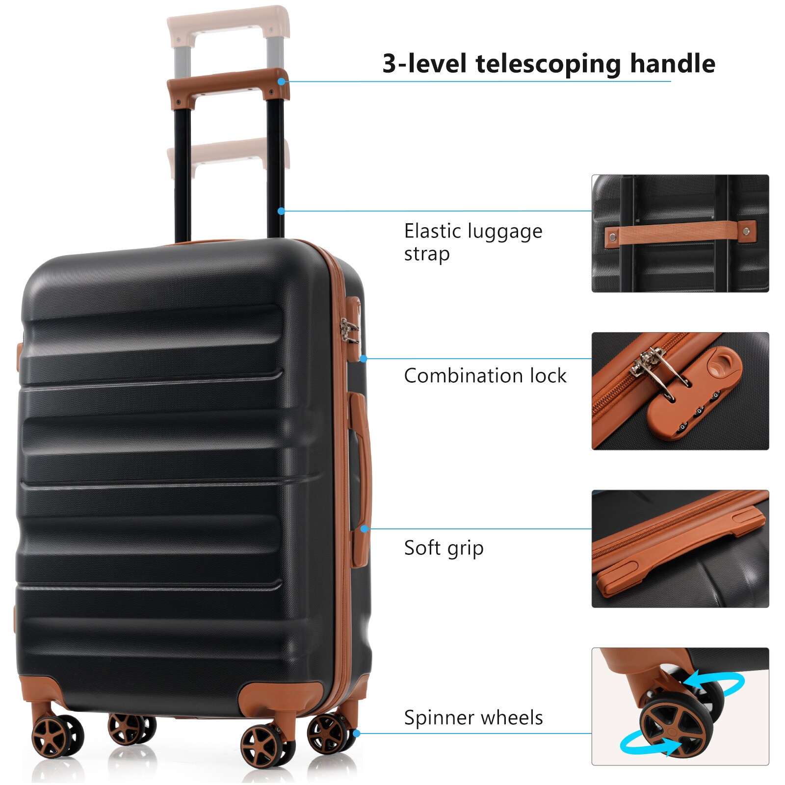 ModernLuxe L3P-N730P262652B Luggage-And-Luggage-Sets - View #4