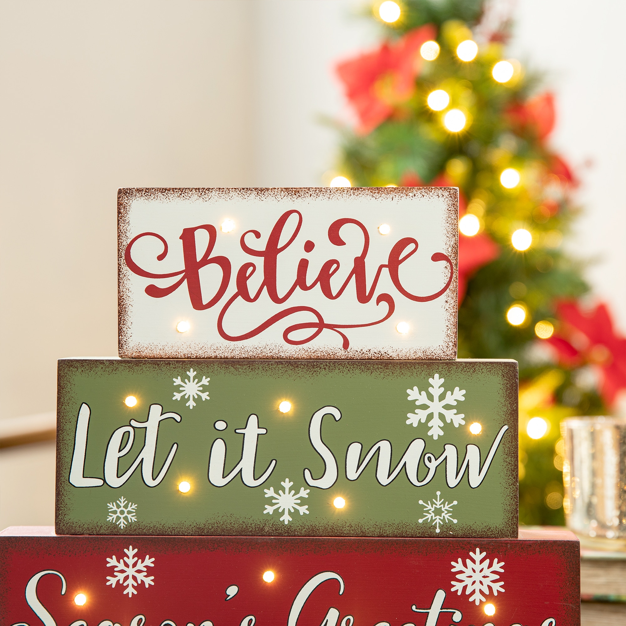 Glitzhome 1114202976 Table-Christmas-Decorations - View #4