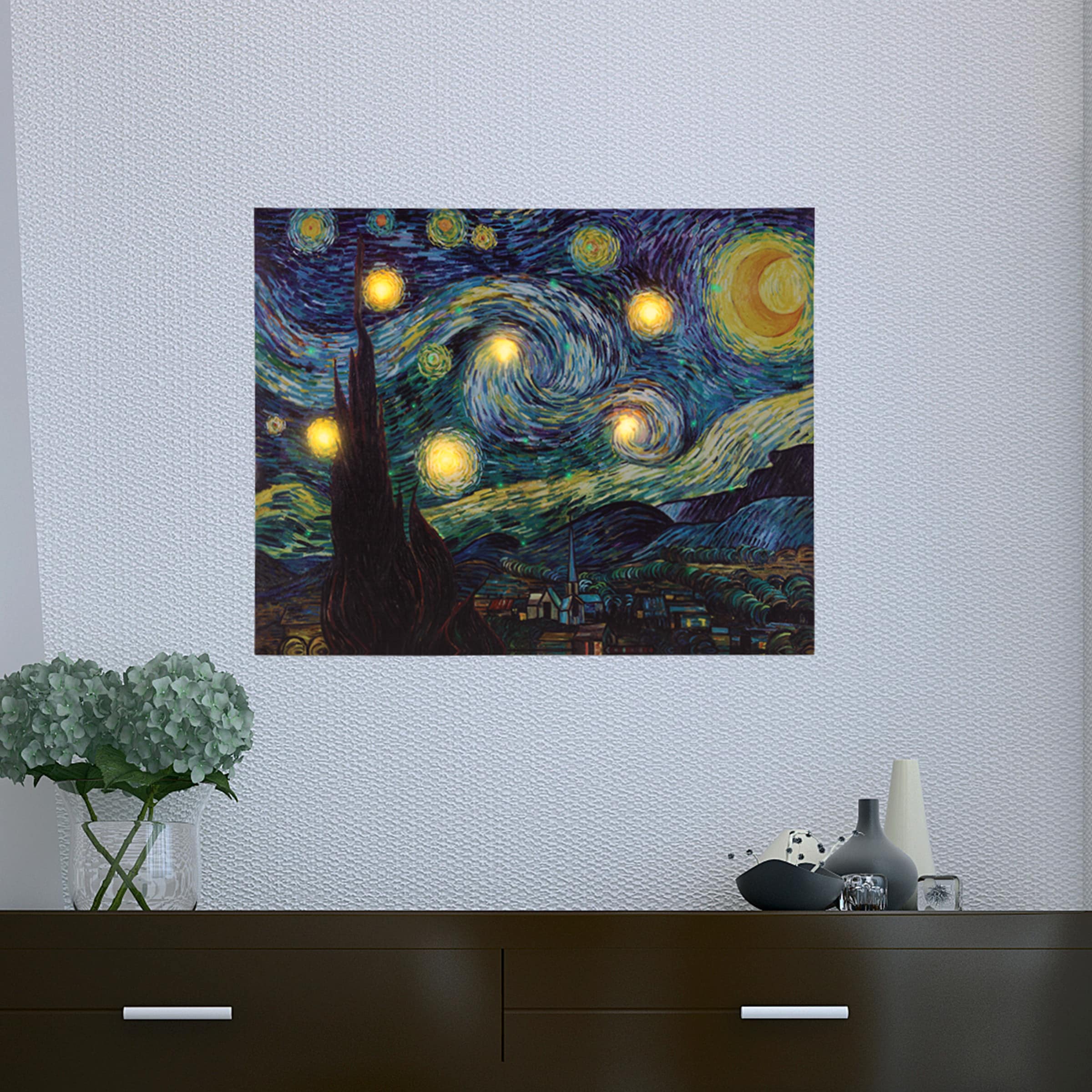 Denver Starry Night - Canvas Print - Night Light Designs