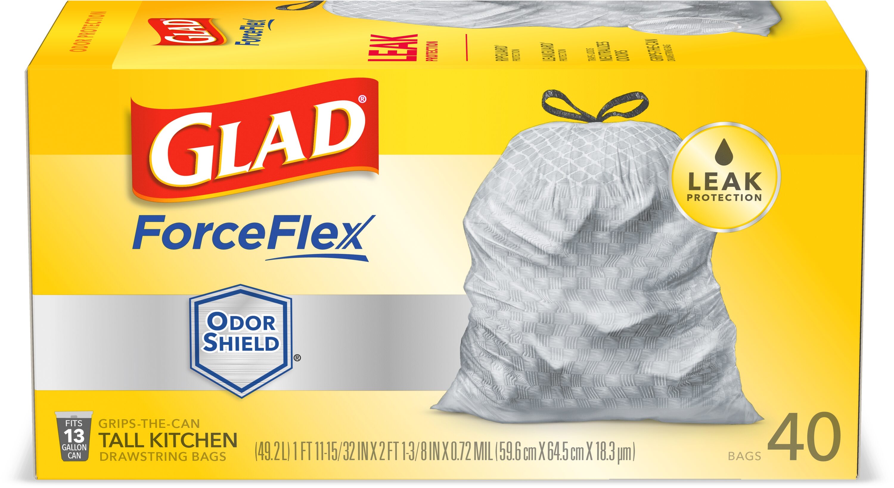 Kitchen ForceFlex MaxStrength™ Trash Bags Mediterranean Lavender Scent