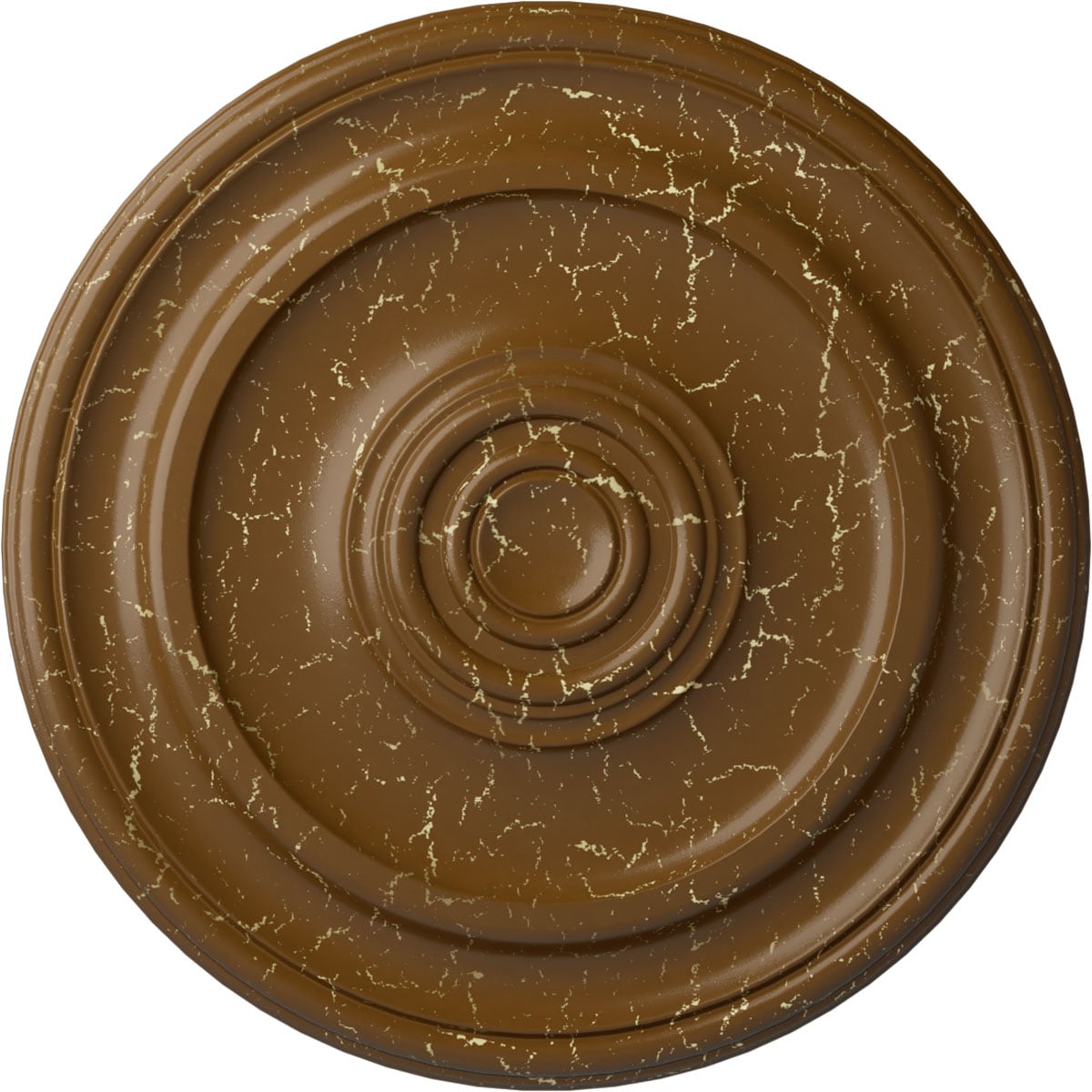 Ekena Millwork CM20KPSTC Kepler Traditional 19.75-in W x 19.75-in L Smokey Topaz Crackle Polyurethane Ceiling Medallion