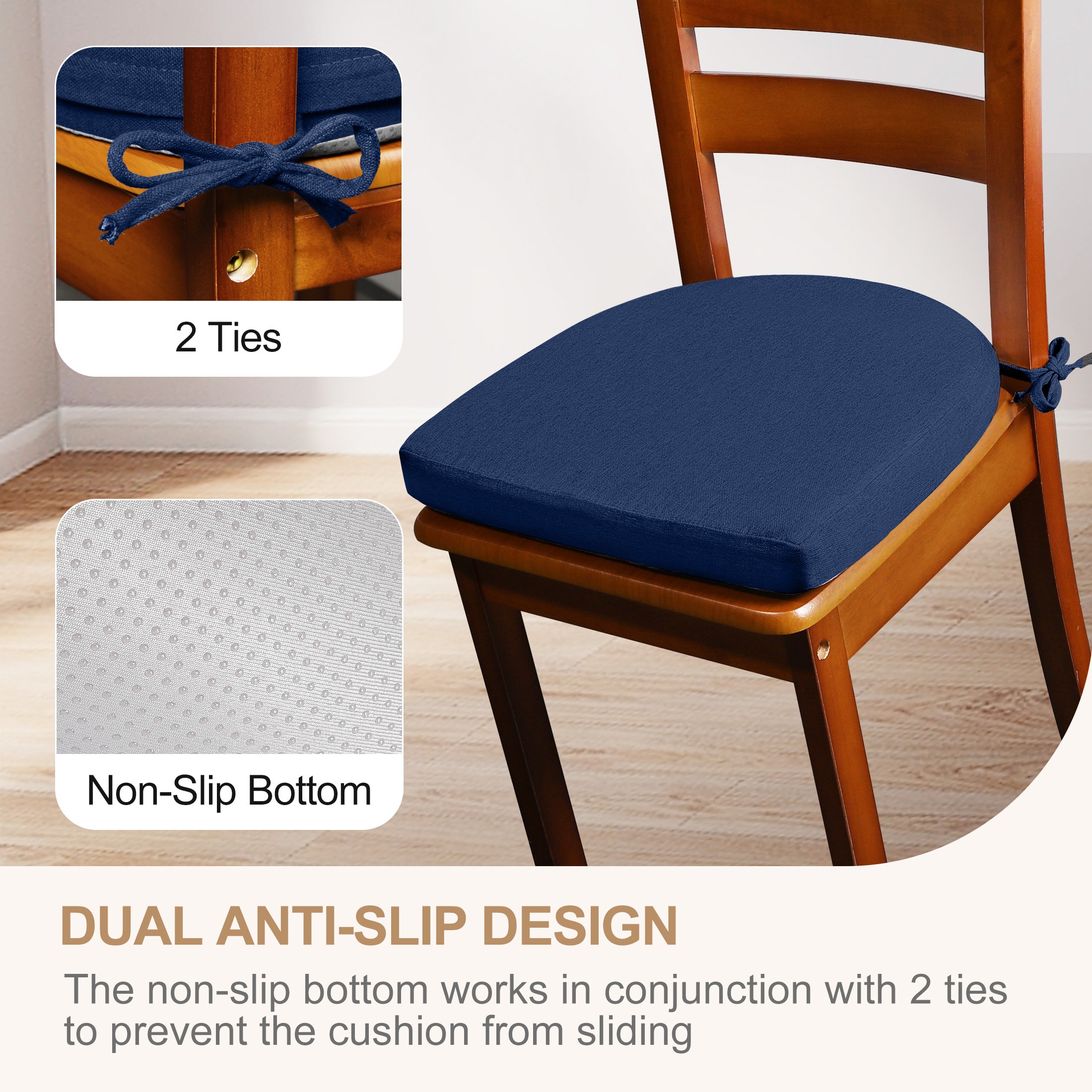 AAAAAcessories LS-DCCLU-SHENLAN-4P Indoor-Chair-Cushions - View #4