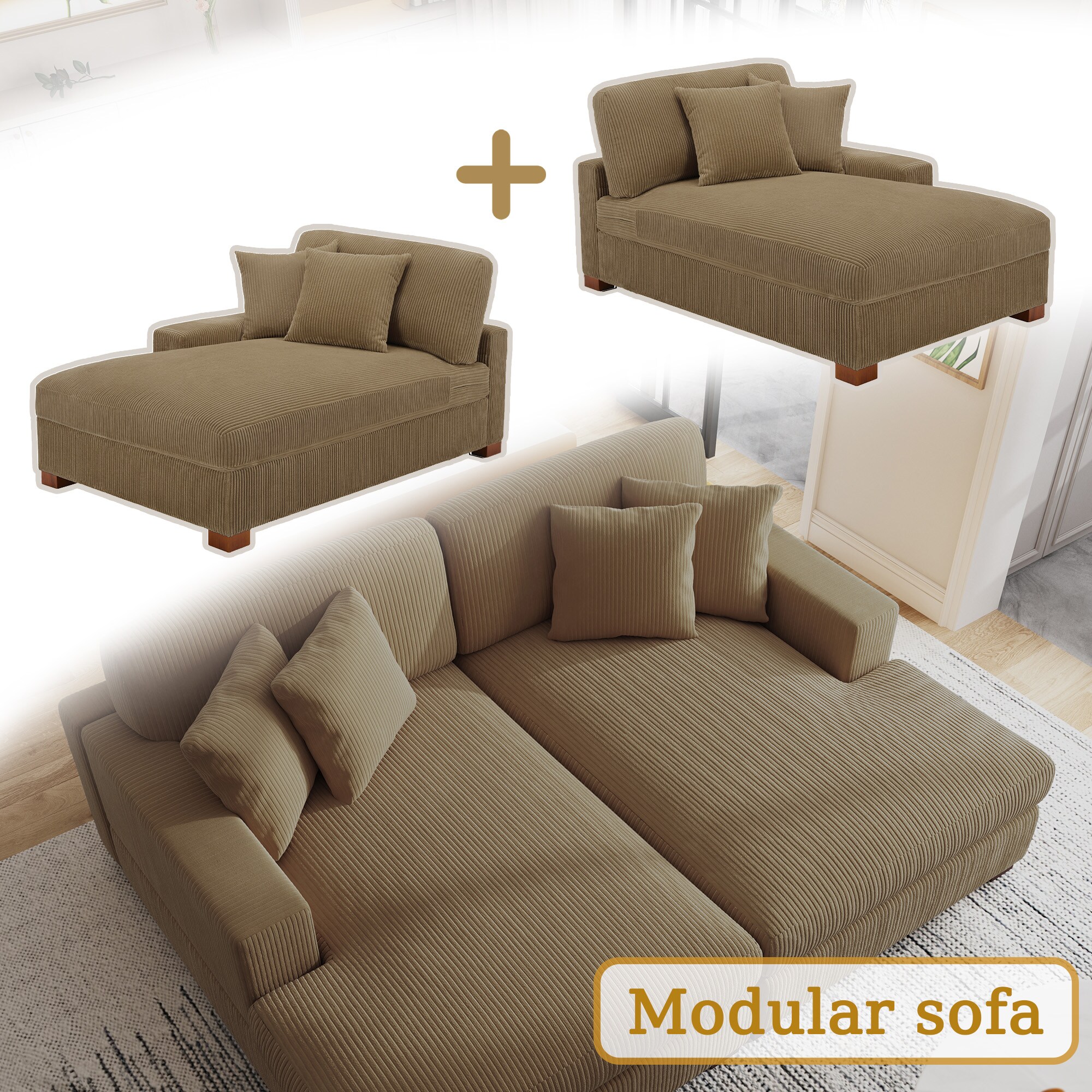 Dreamsidea CS7-CAM-CL-CR Sofas-Loveseats - View #8
