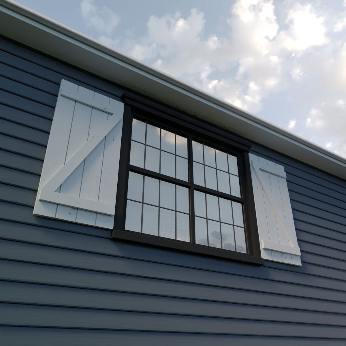Ekena Millwork SHUBJZ22X58KPPR Exterior-Shutters - View #7