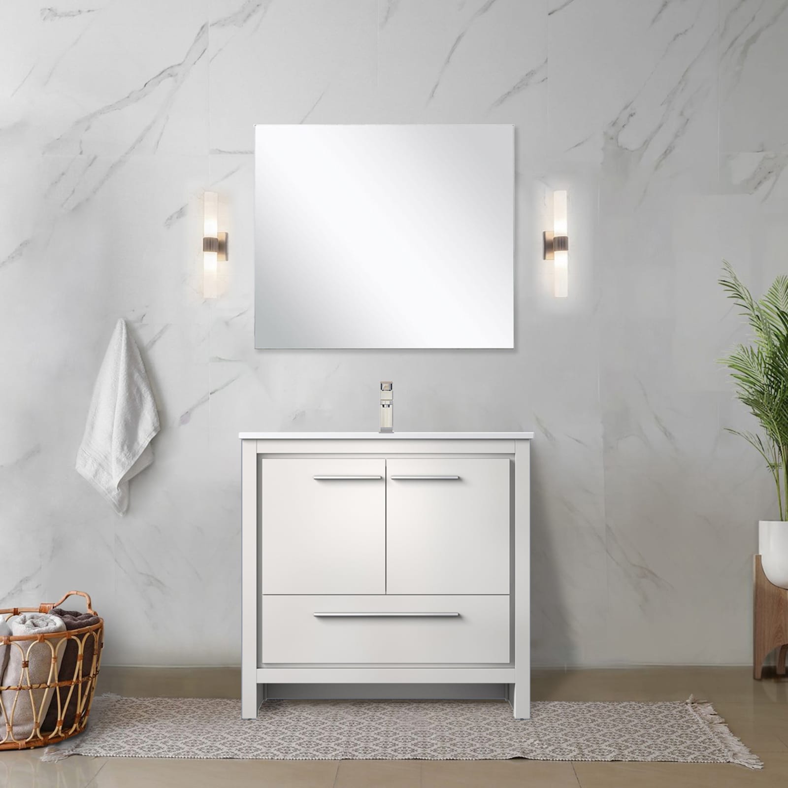 Lexora LVSCSH36SW210 Bath-Vanity-Combo - View #5