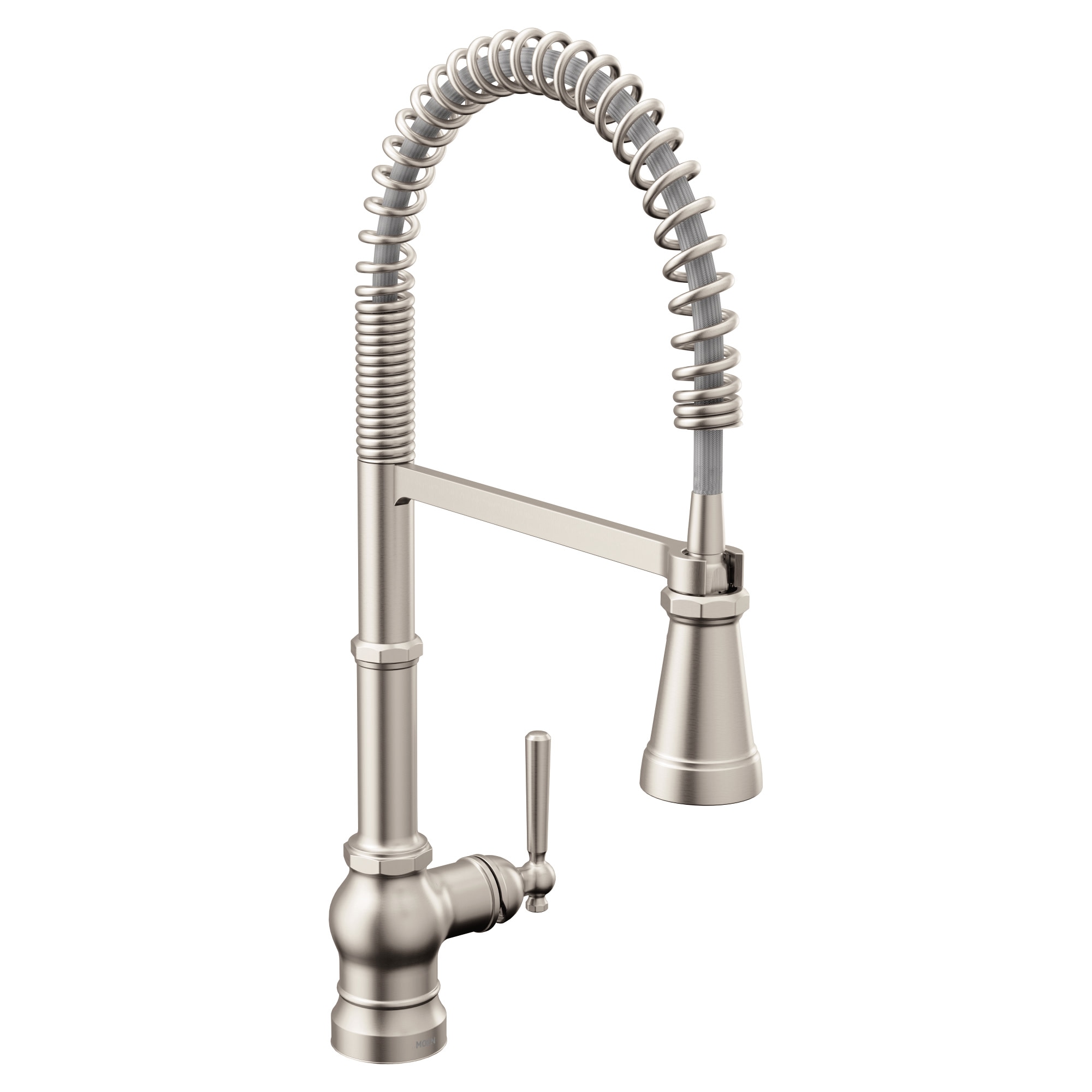 Moen S72103SRS Paterson Spot Resist Stainless Single Handle Deck-mount Pull-down Kitchen Faucet with Sprayer ( Side Sprayer Included )