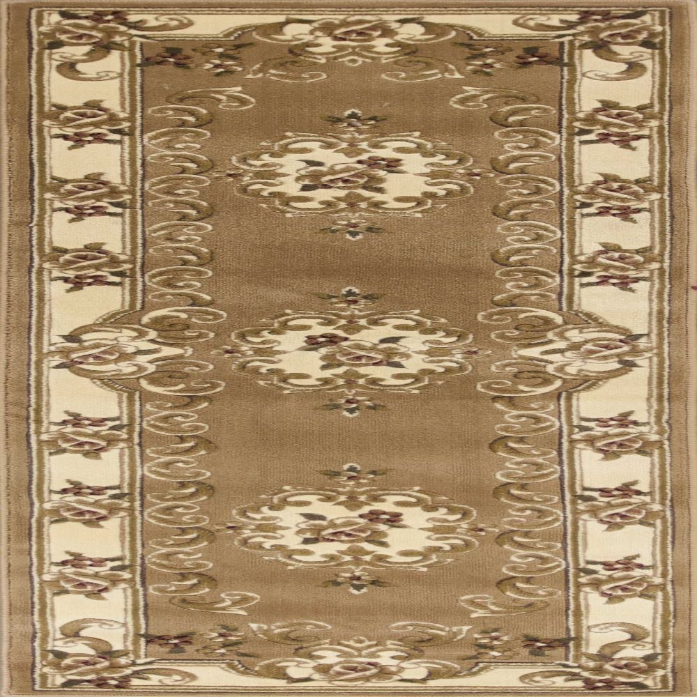 HomeRoots 353669 Bernadette 2 X 7 (ft) Rag Beige Ivory Indoor Border Runner Rug