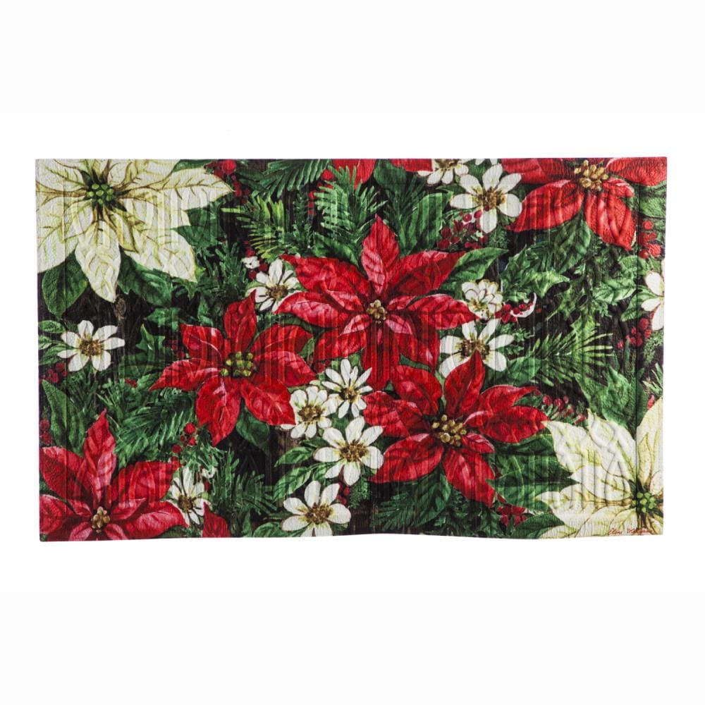 Evergreen 41EM2403 2-ft x 3-ft Multi Polypropylene Rectangular Outdoor Decorative Winter Door mat