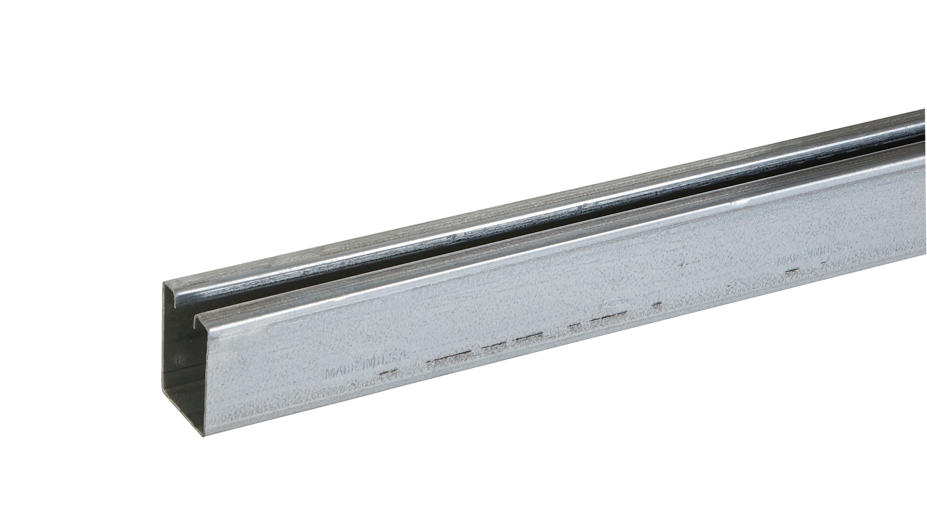 National Hardware 96-in Brushed Galvanized Outdoor Box Rail in the