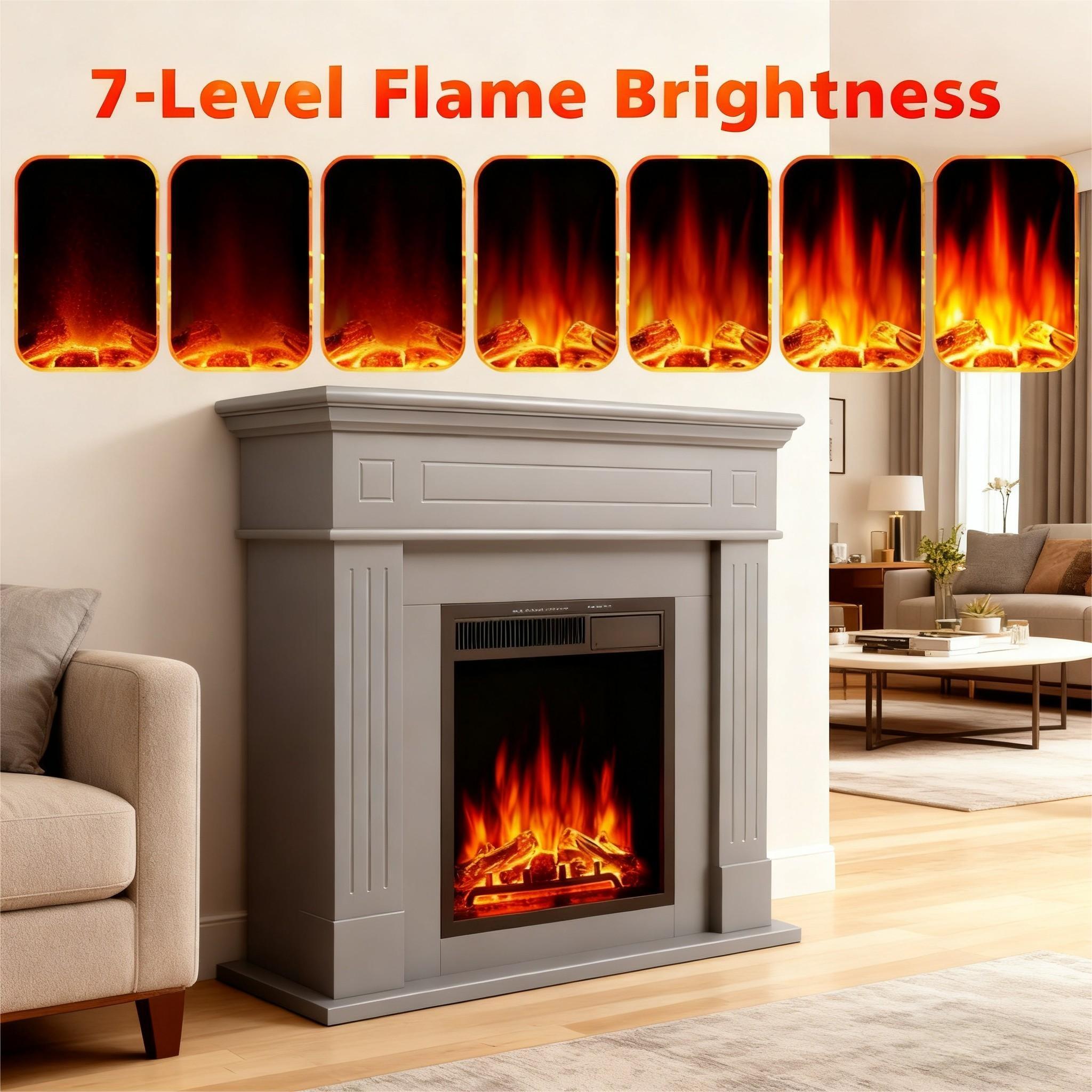 COWSAR LSRW-SM27G-M225 Electric-Fireplaces - View #3