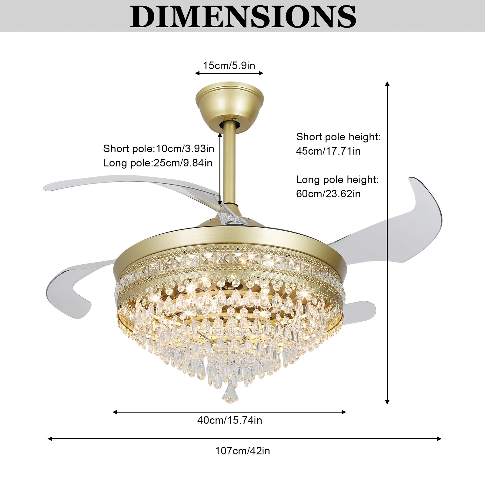 Oukaning JZUCOD-01280099 Ceiling-Fans - View #4