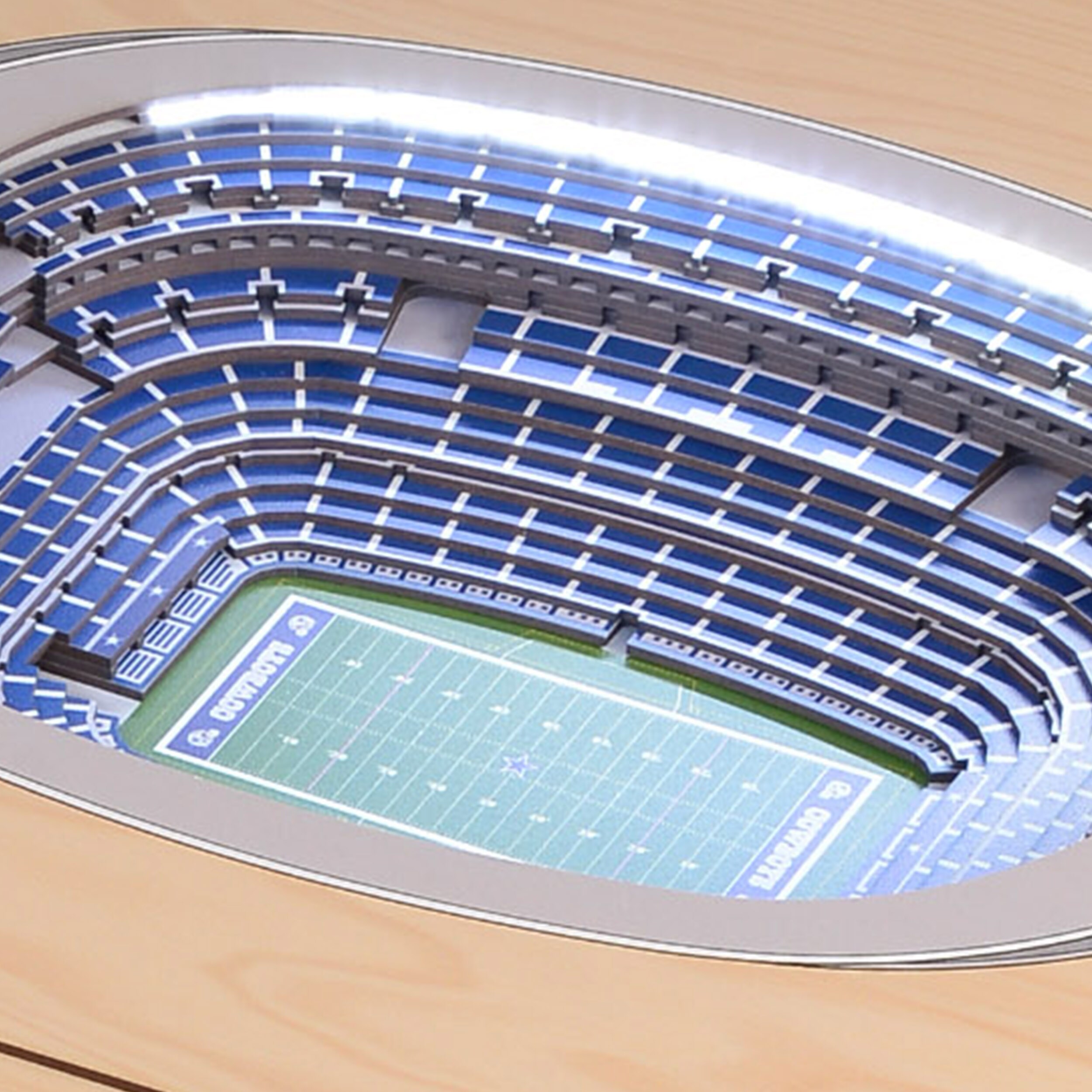 YouTheFan NFL Dallas Cowboys 25-Layer StadiumViews Lighted End