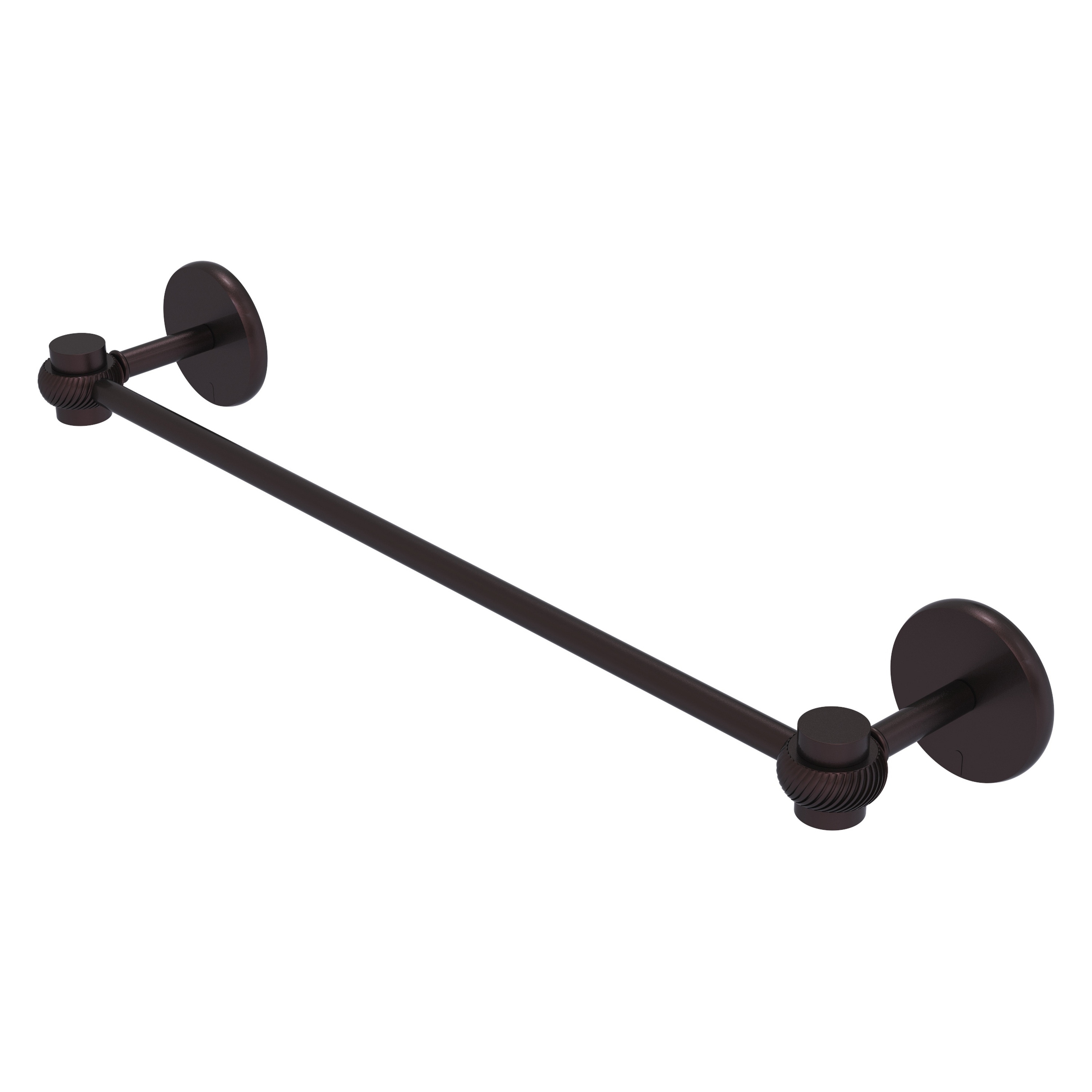 Allied Brass 7131T/36-ABZ Satellite Orbit One 36-in Antique Bronze Wall mount Single Towel Bar