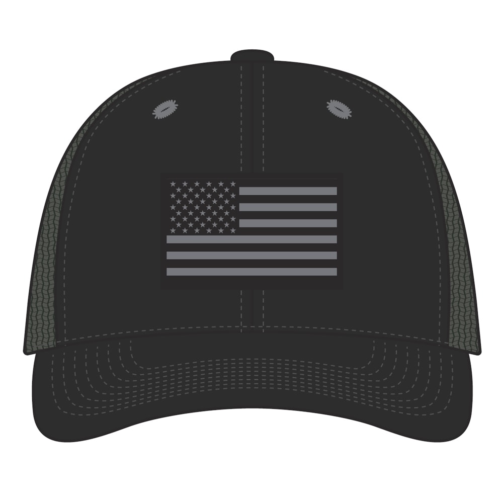 Infinity Brands MW22-066CRA-1 Men's Black 70/30 cotton/poly Baseball cap