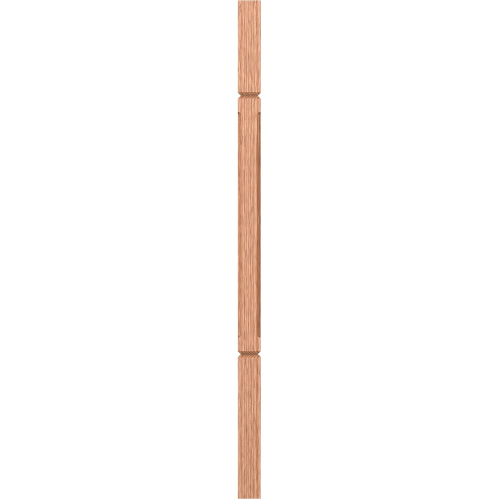 L.J. Smith Stair Systems LJC-5360V-O 38 38-in x 1.75-in Unfinished Red Oak Pin Top Stair Baluster
