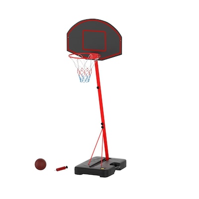 Adjustable Portable Basketball Set w/ Ball 