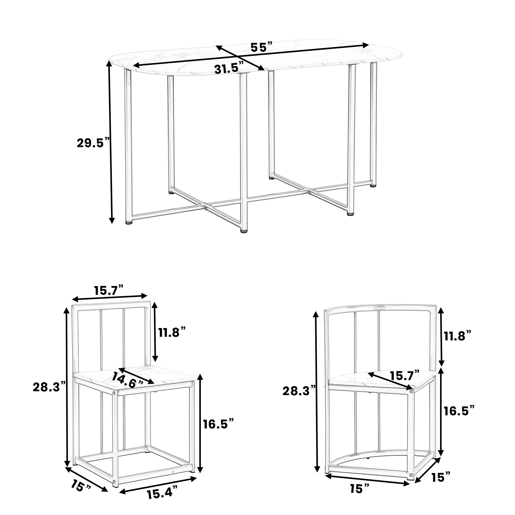BABOOM BOM-0017AAK-OR Dining-Sets - View #3