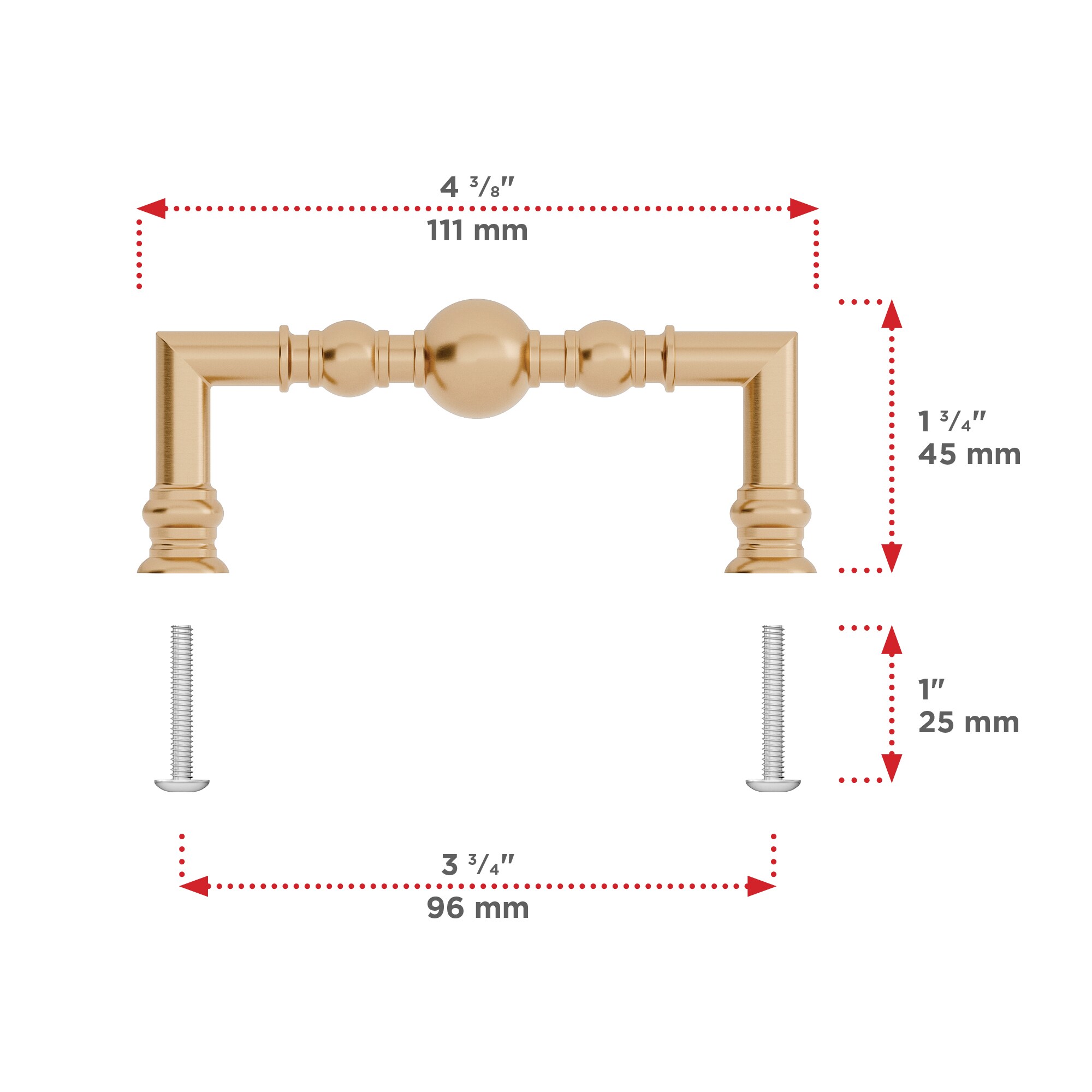 Richelieu BP878996CHBRZ Cabinet-Pulls - View #4