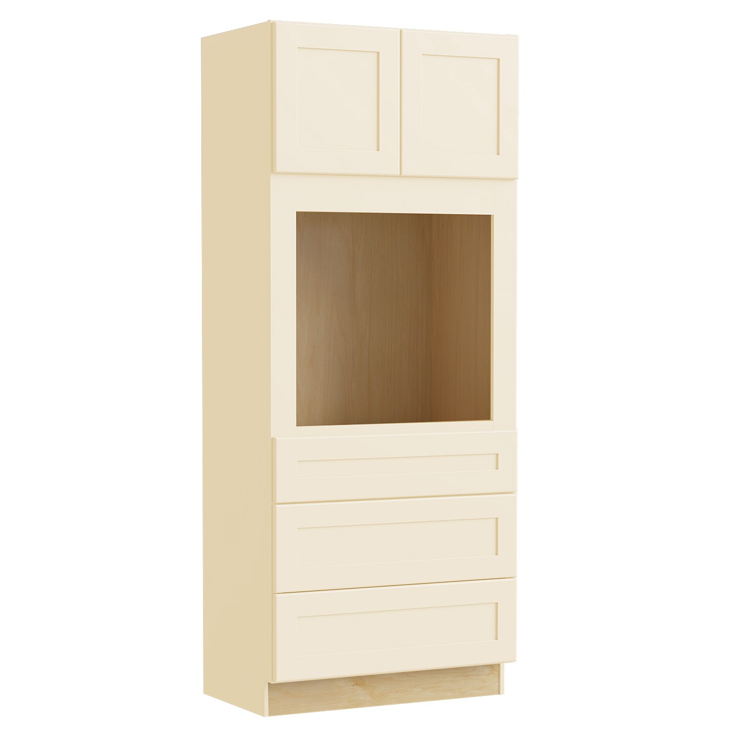 Norfolk Assembled 33 in. W x 90 in. H x 24 in. D Plywood Oven Pantry Cabinet in Painted White