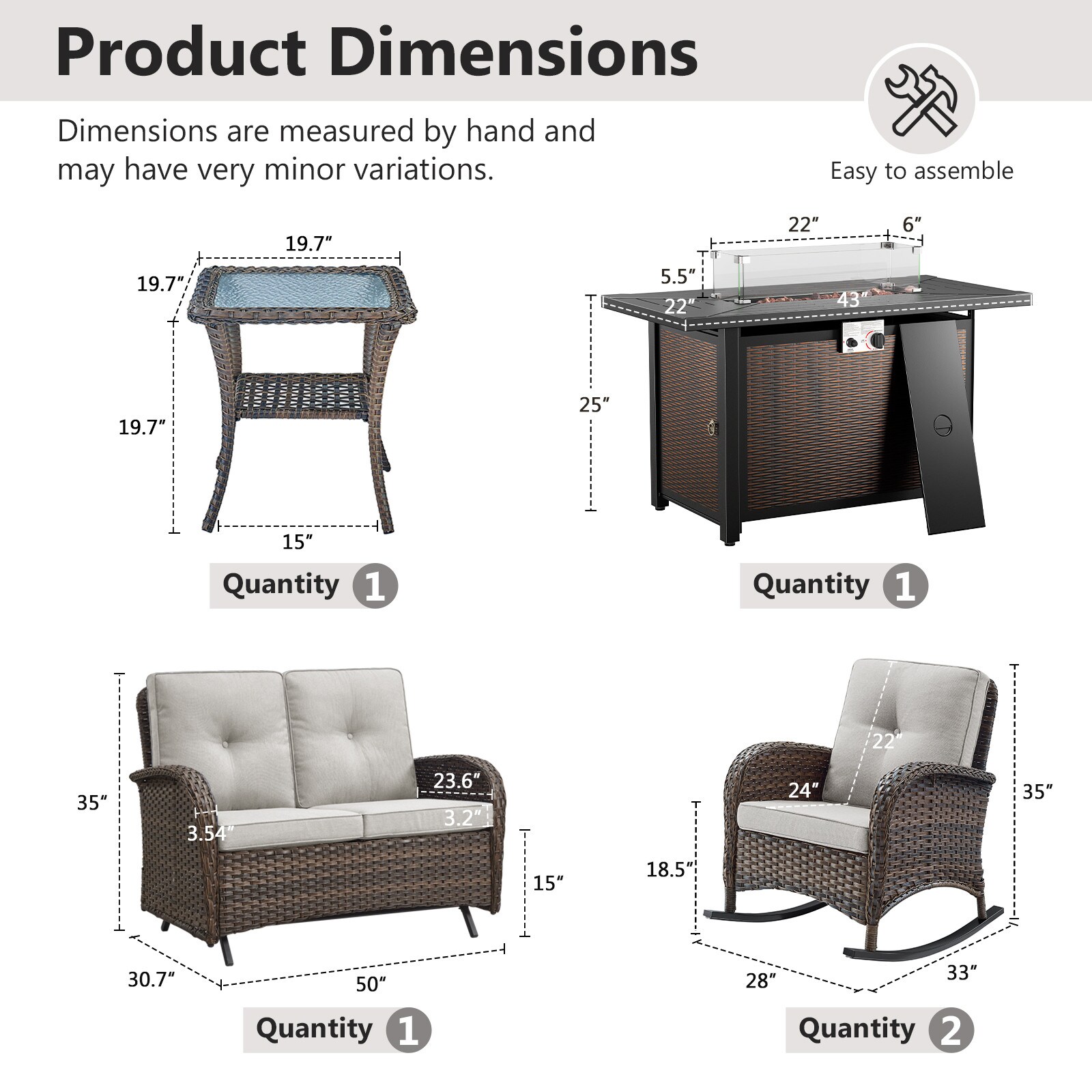 Rilyson FS115086002-2 Patio-Conversation-Sets - View #14