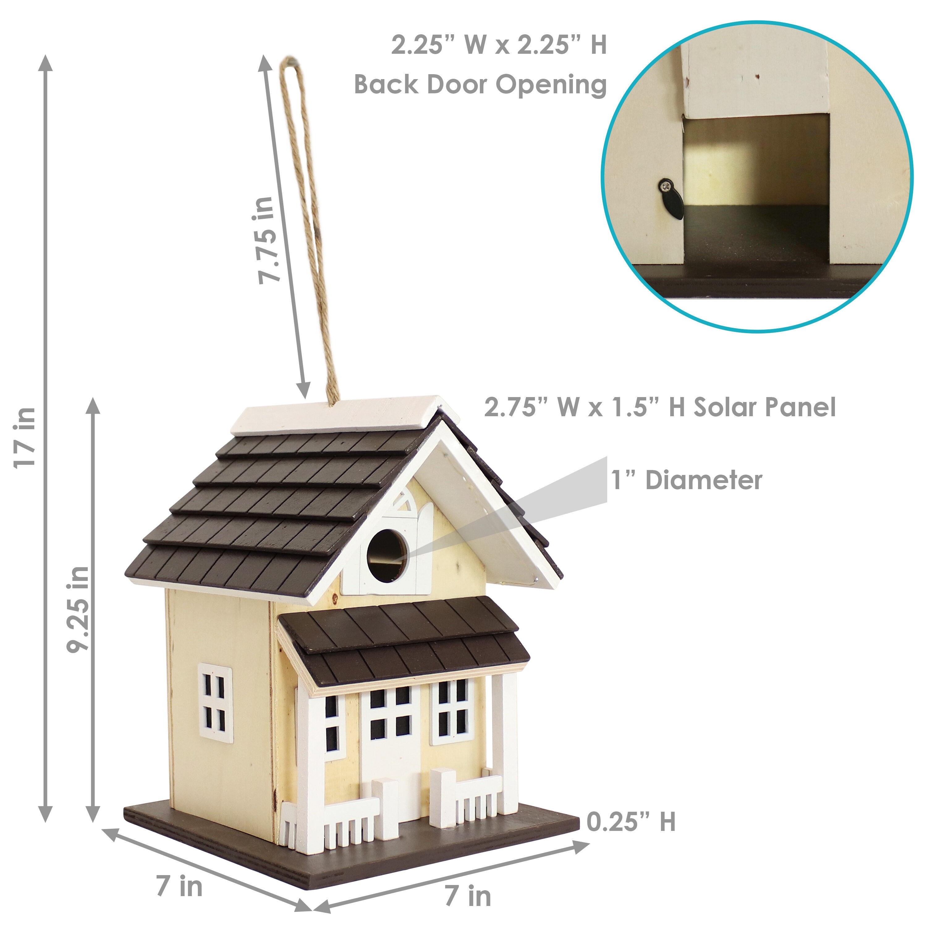 Sunnydaze Decor HB-624 Bird-Houses - View #4