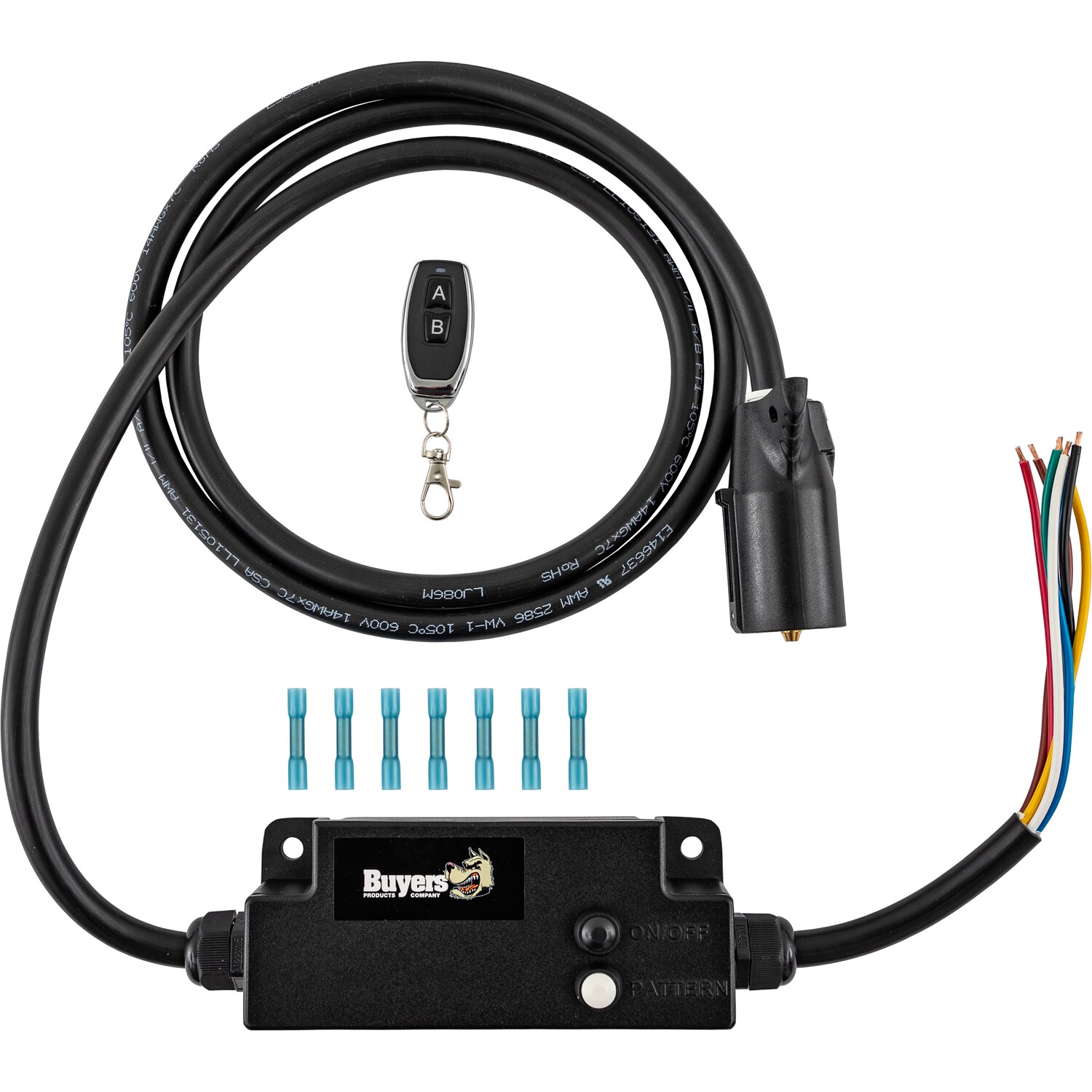 Buyers Products TC8894 Trailer Connector Strobe Kit- 7-way Permanent Trailer Mount