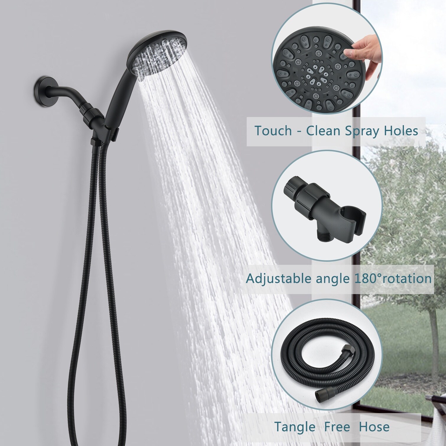 SunJet VBQYAAU1D1MN Fixed-Showerhead - View #5