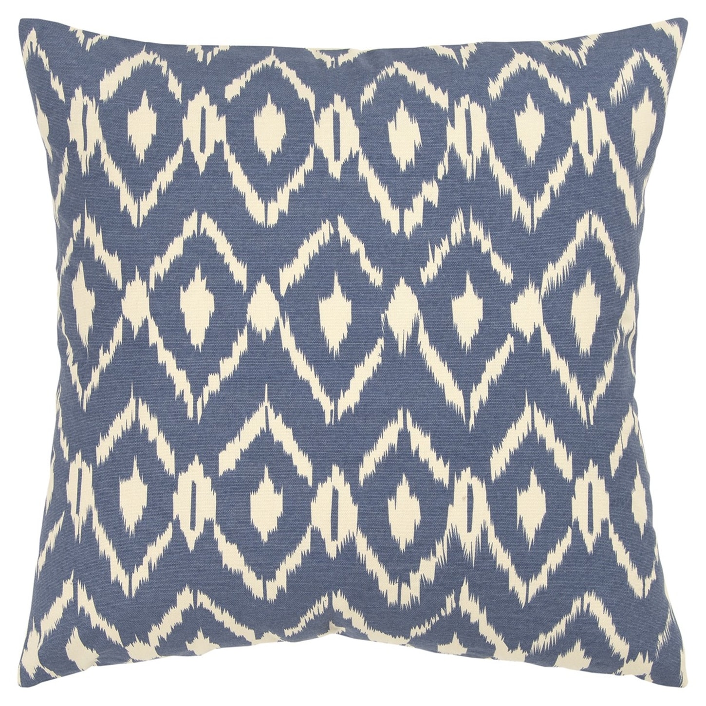 HomeRoots 18-in x 18-in Navy Indoor Decorative Pillow in the Throw ...