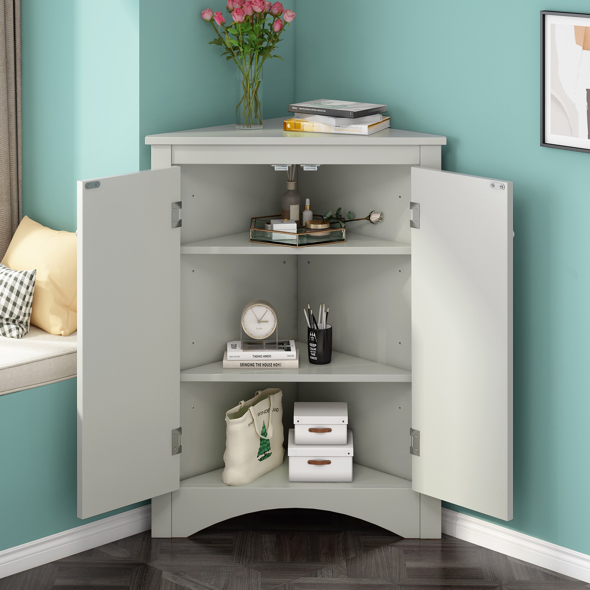 AAZJ NBO-66606BLK Linen-Cabinets - View #5