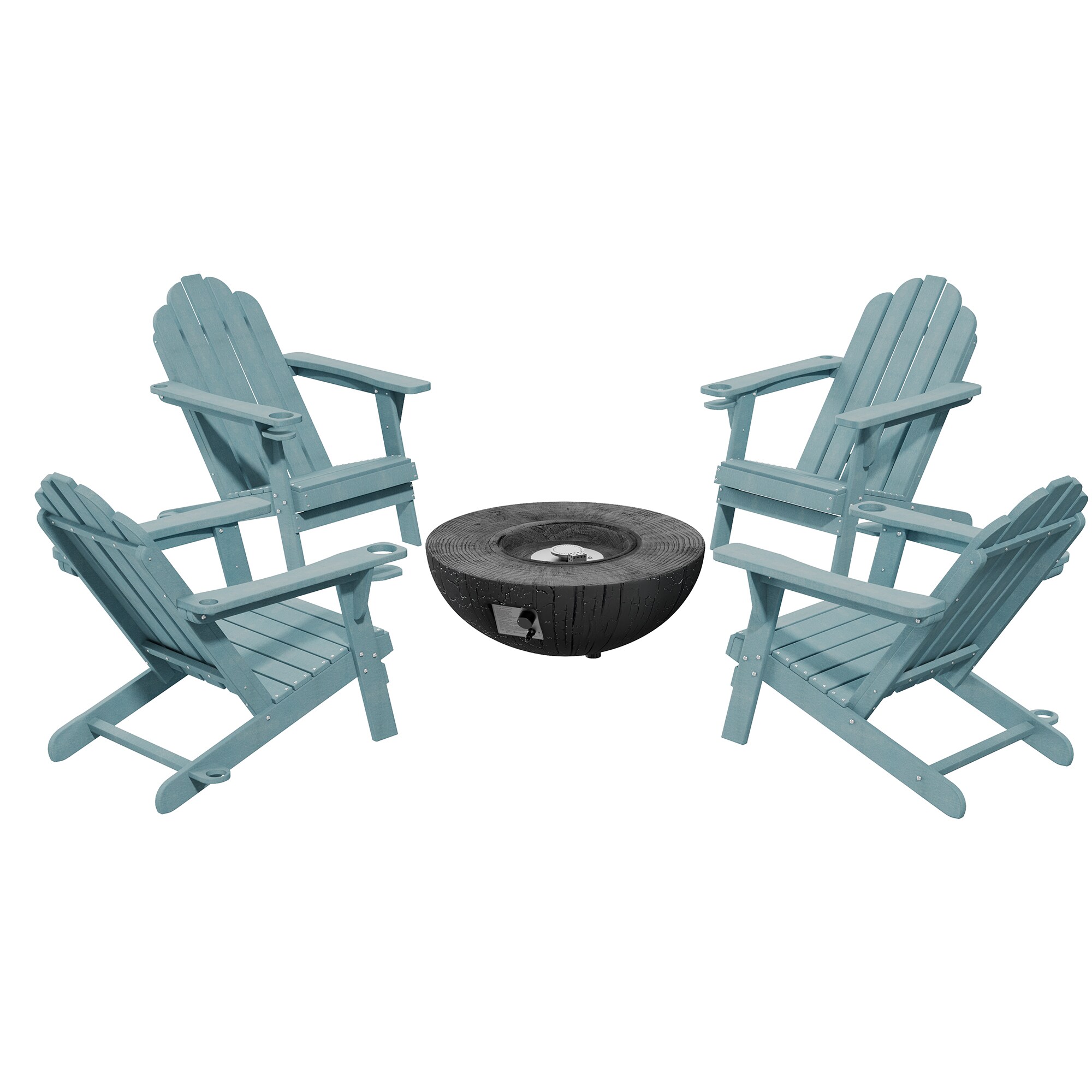 Clihome CL-05ATE5 5 -Piece Patio Conversation Set