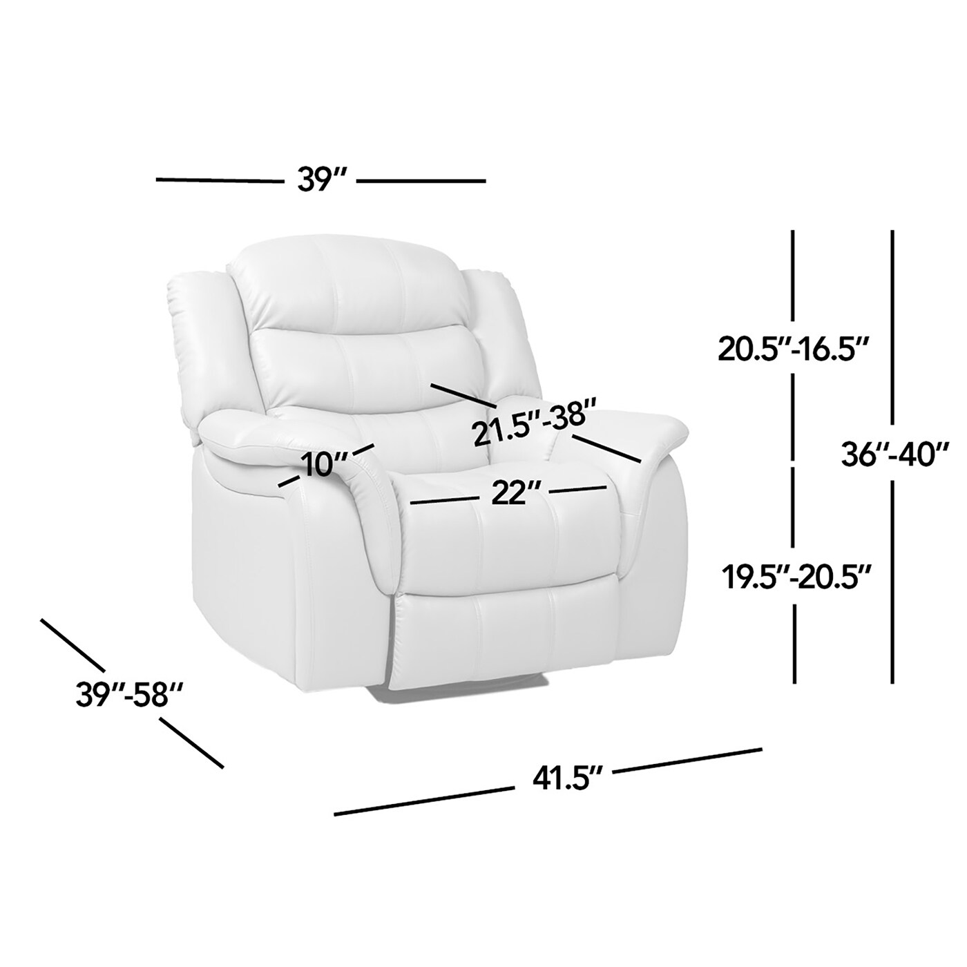 Jennifer Taylor Home LWFC-P82006 recliners - View #12