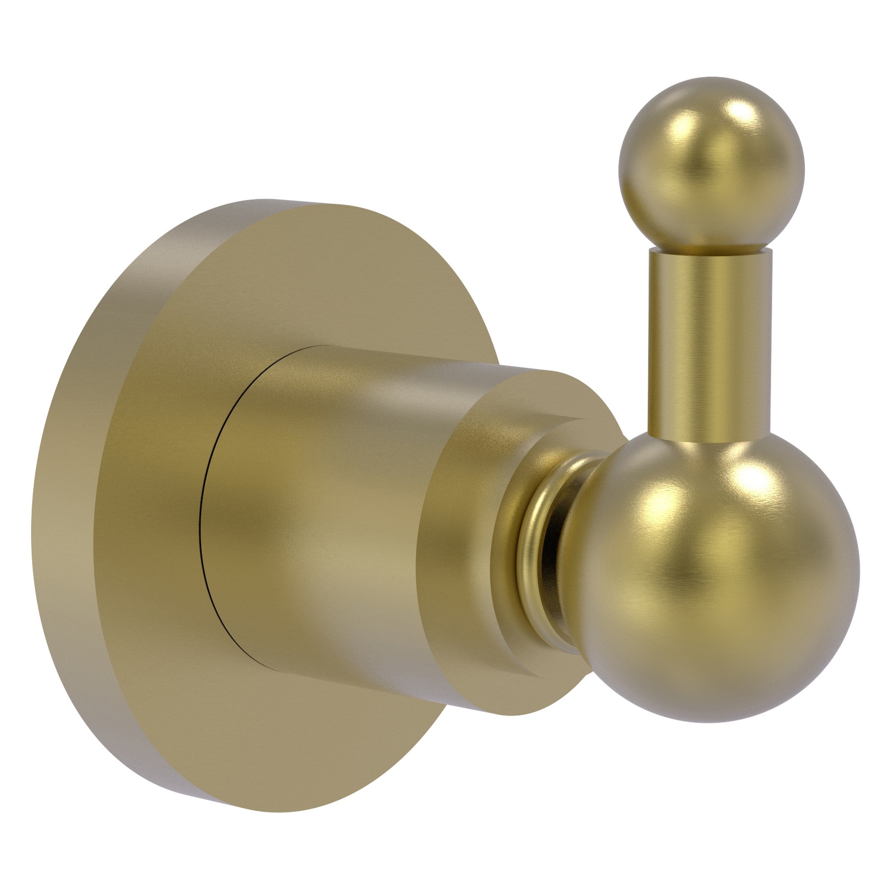Allied Brass AP-20-SBR Astor Place Satin Brass Single -Hook Wall mount Towel Hook