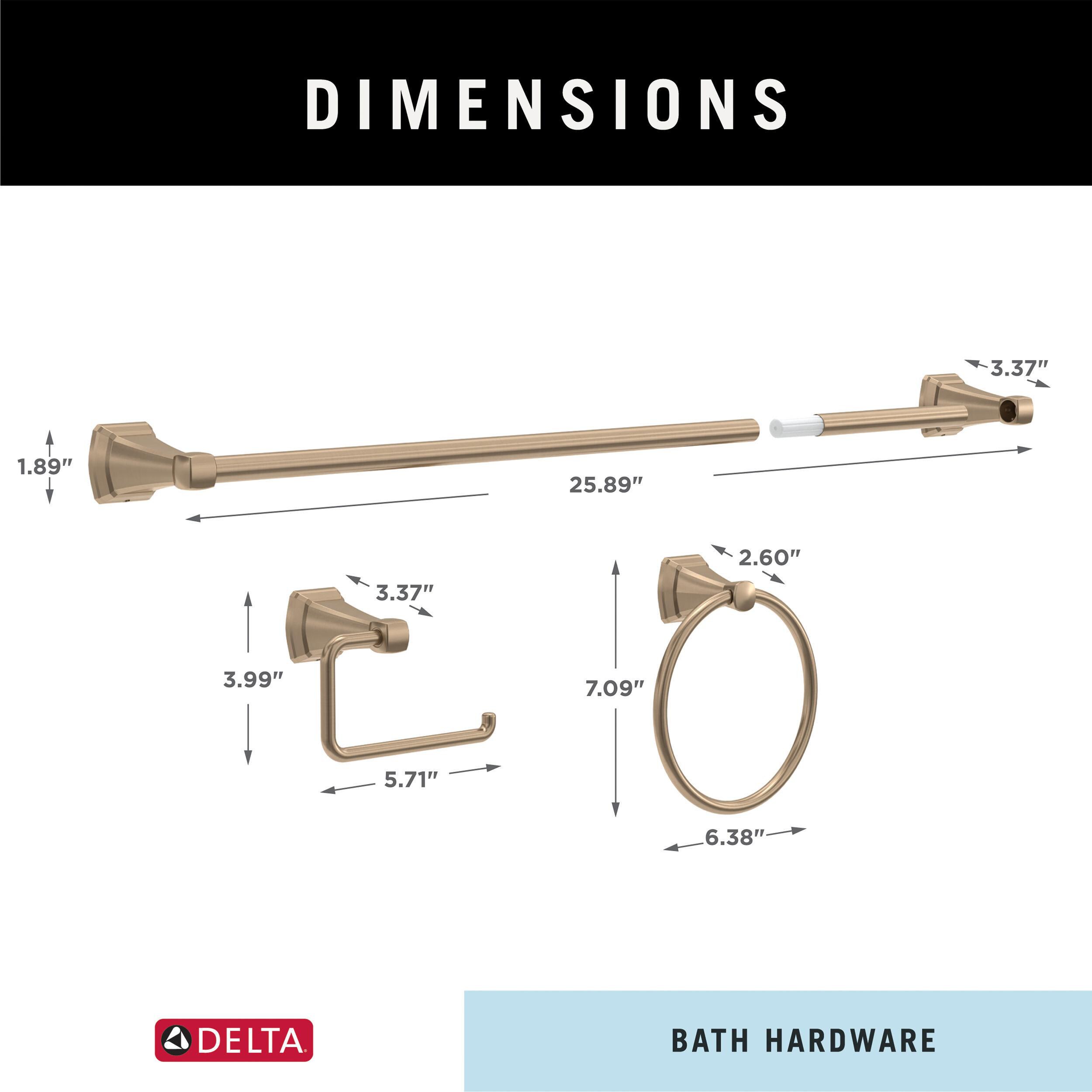 Delta KNX63-CZ Decorative-Bath-Hardware-Kits - View #8
