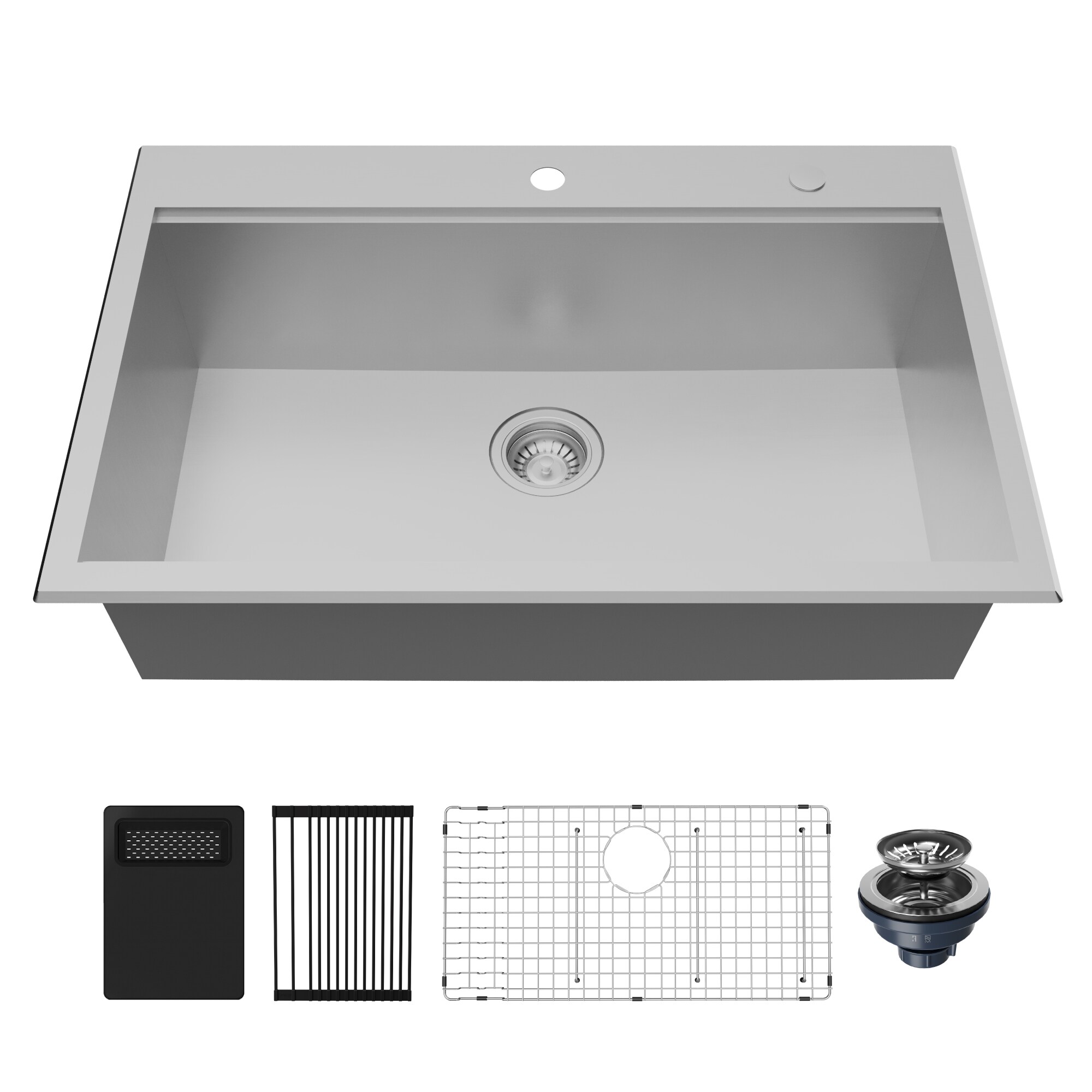 Karran WSTMSB3323-PK1 Kitchen-Sinks - View #2