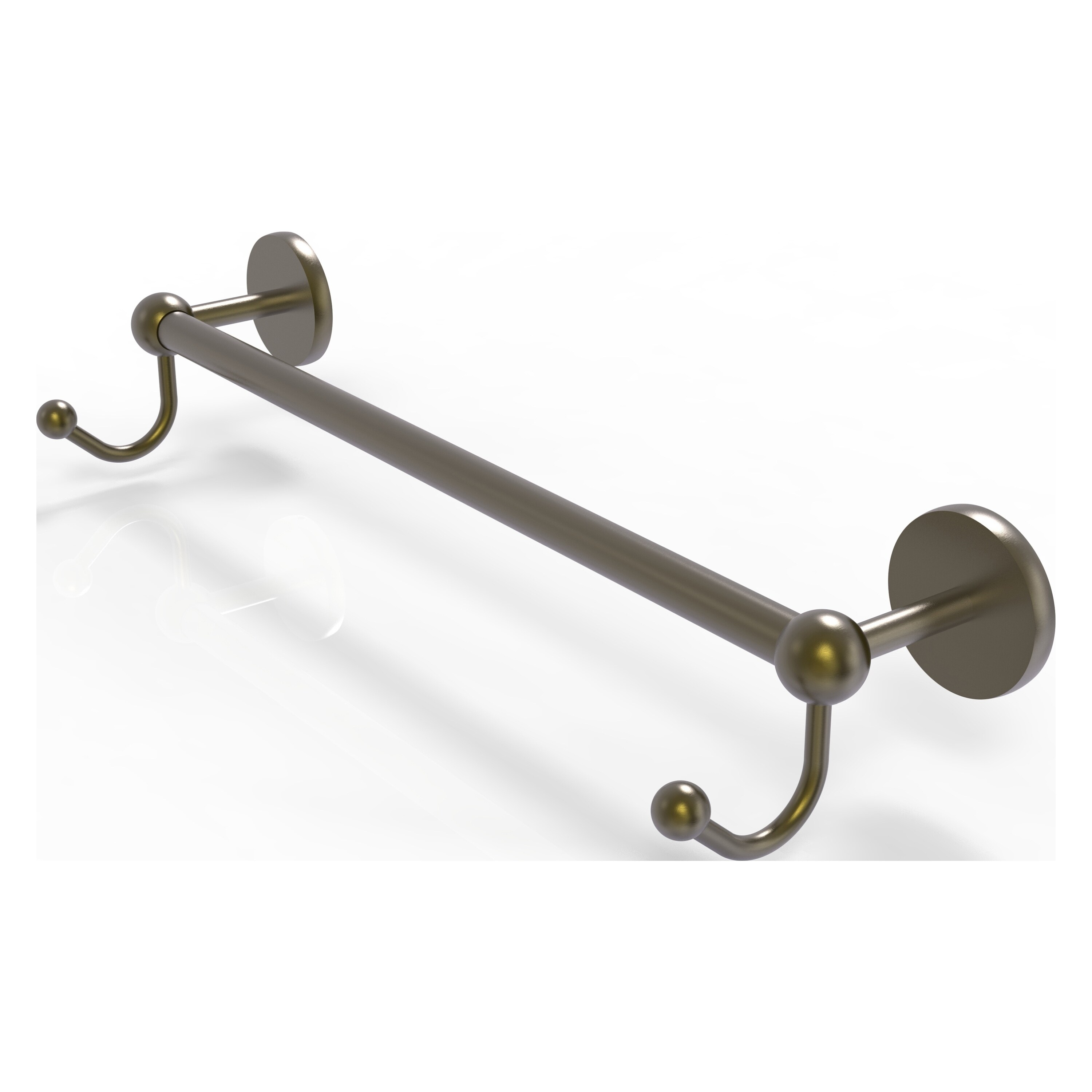Allied Brass P1000-41-24-HK-ABR Prestige Skyline 24-in Antique Brass Wall mount Single Towel Bar