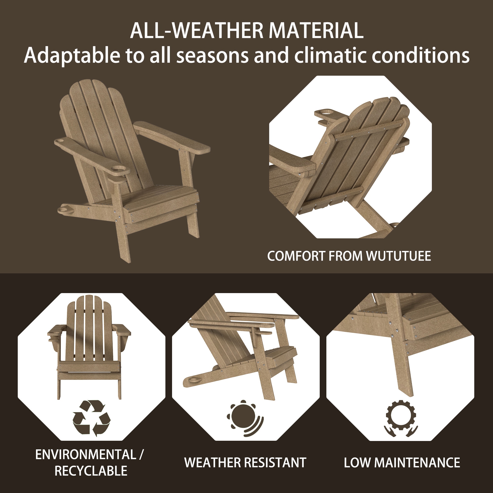 Clihome CL-BHF38GY Patio-Chairs - View #7