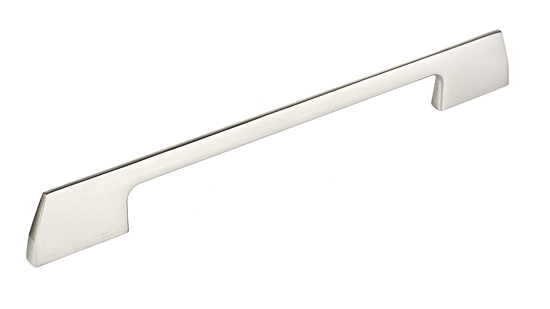 Richelieu BP7125192195 Clason 7-9/16-in , 192mm Center to Center Brushed Nickel Rectangular Handle