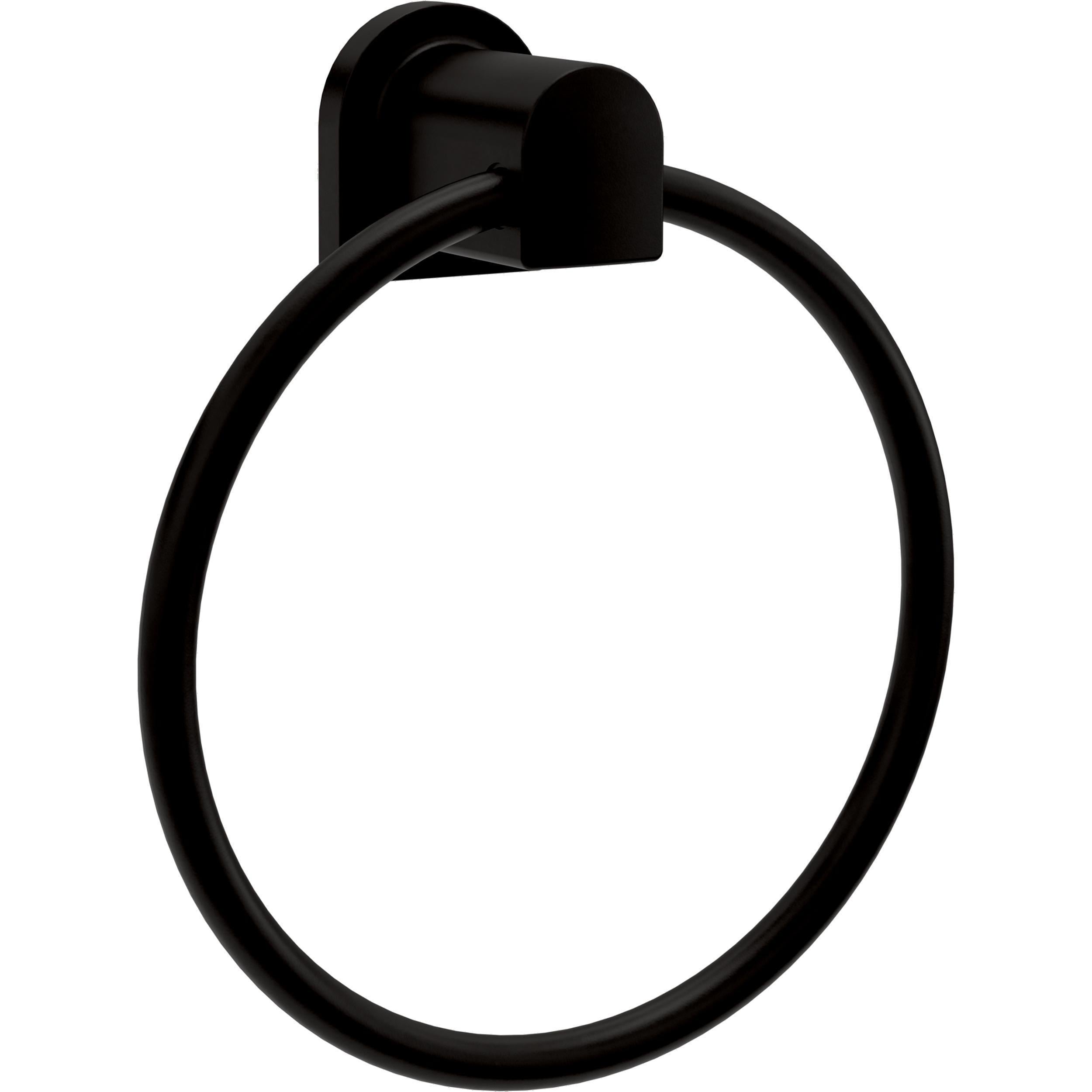 Peerless PA319-BL Xander Matte Black Wall mount Single Towel Ring