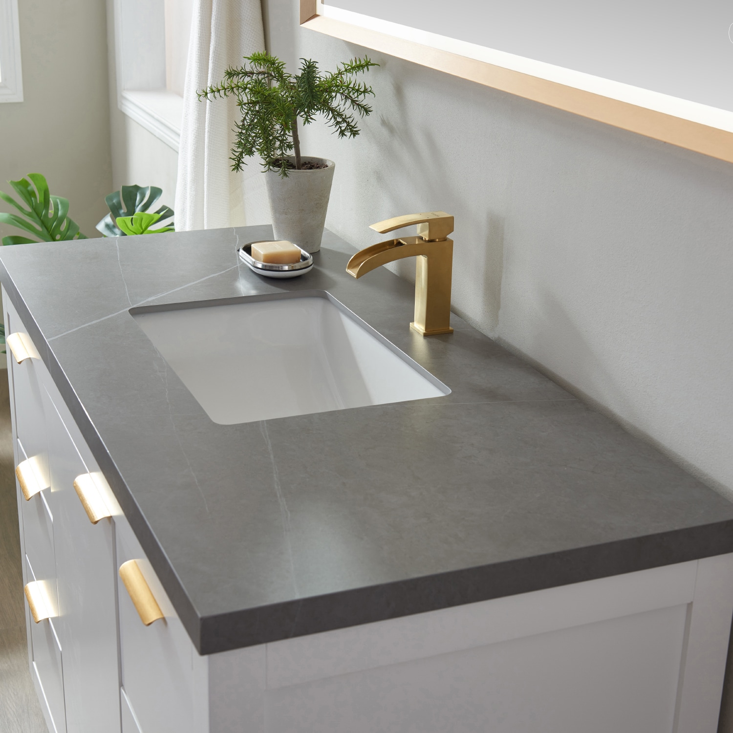 Vinnova 701548-WH-ALB-NM Bath-Vanity-Combo - View #2