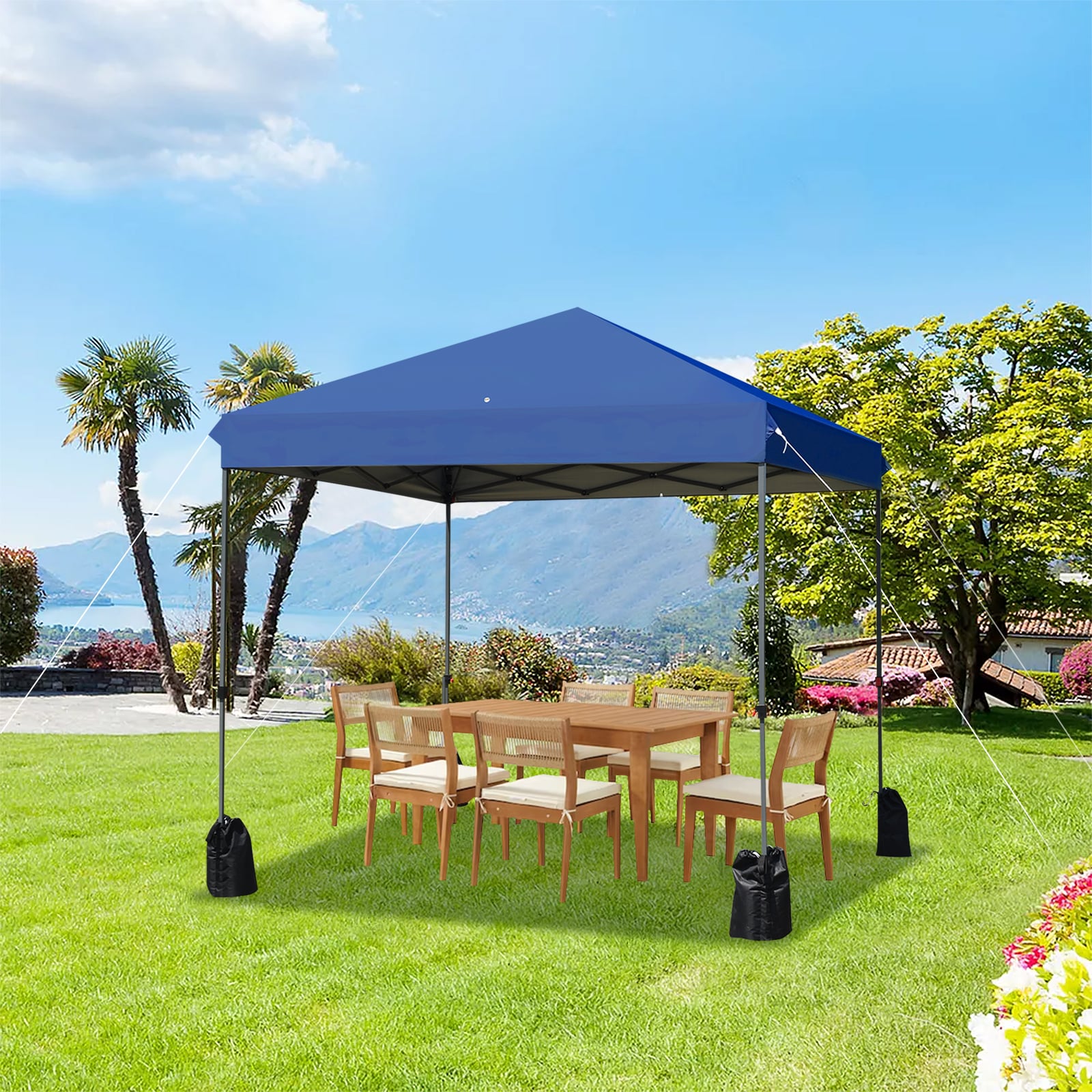 WELLFOR DOJ70299BL Canopy-Storage - View #4