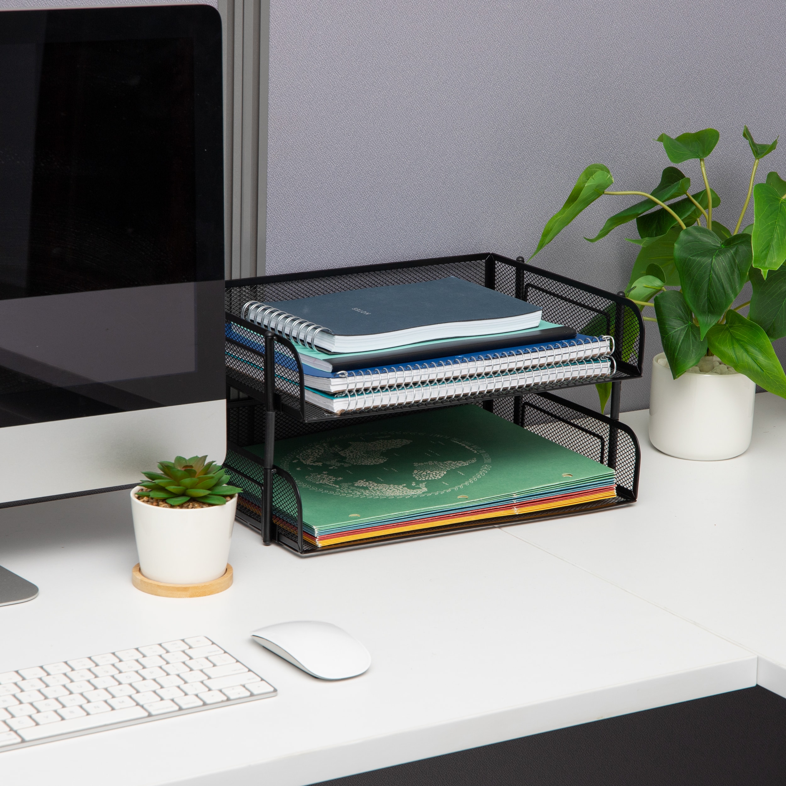 Mind Reader ESTACK2-BLK Desktop-Organizers - View #2