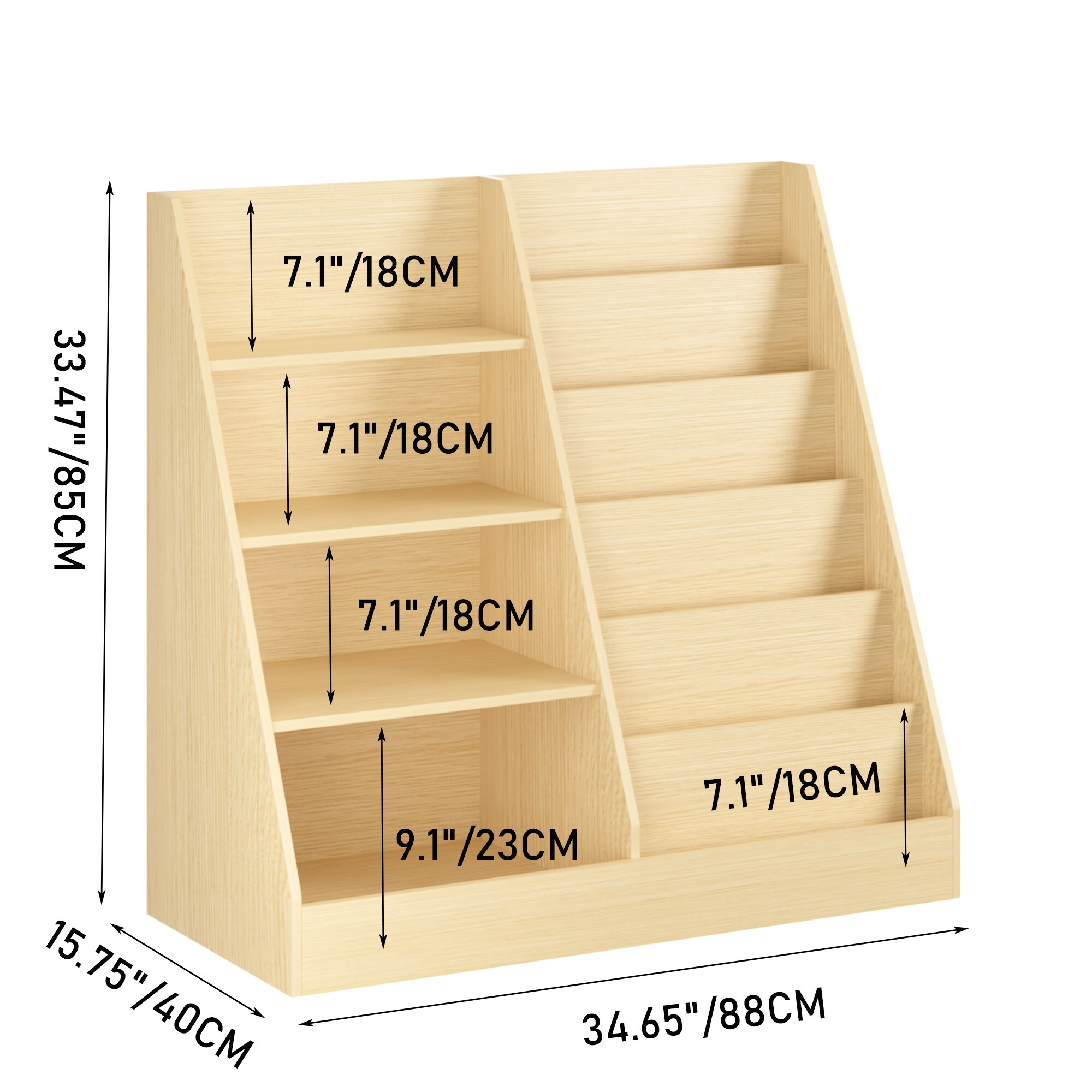 ToolCat LDSG-106-WS Kids-Bookcases - View #5