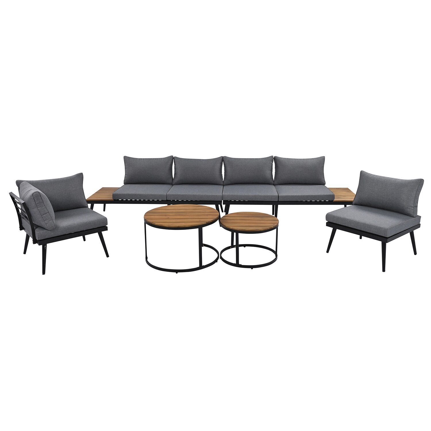 SINOFURN SYA330109GY Patio-Sofas-Daybeds - View #15