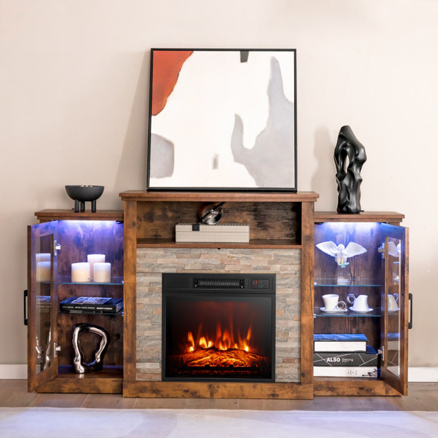 Clihome CL-FP10181BN Electric-Fireplaces - View #2
