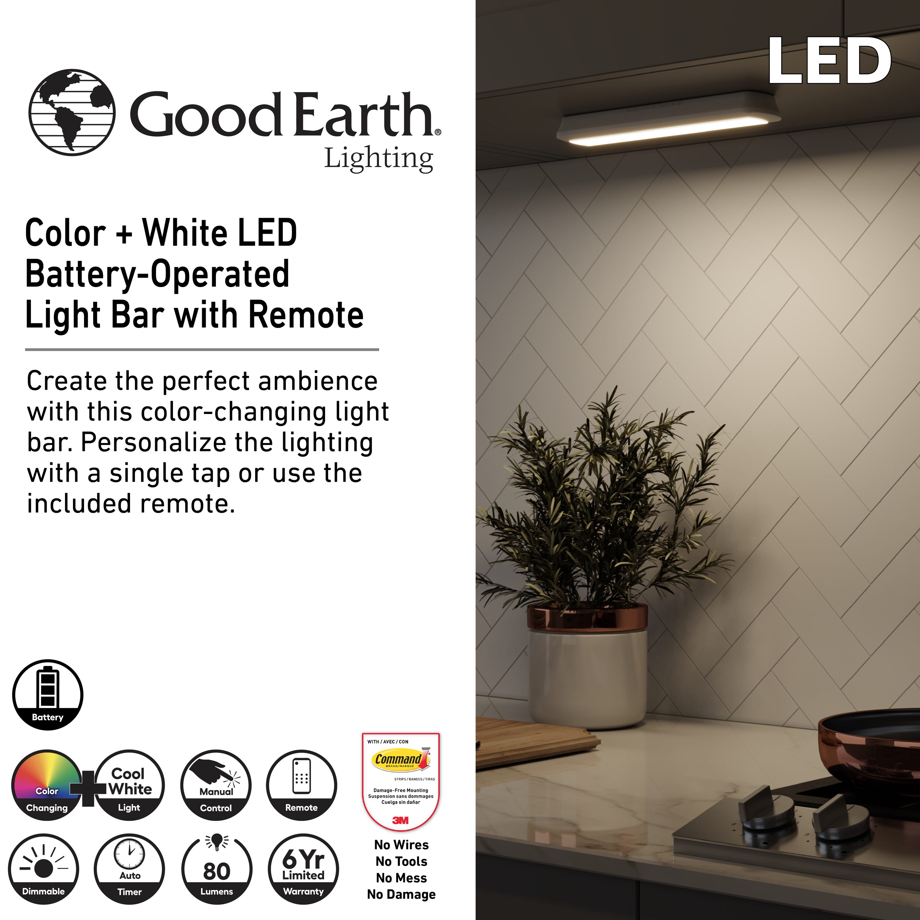 Good Earth Lighting BO1412-RGB-09LF1-G Led-Cabinet-Lighting - View #4